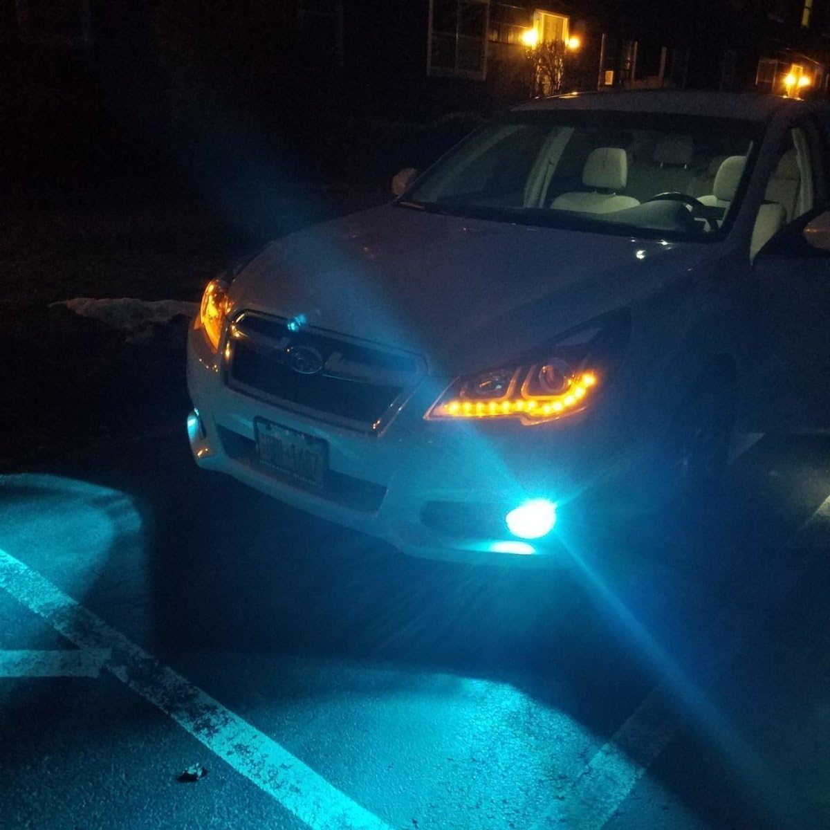 Alla Lighting LED Fog Lights PSX24W 2504 12276, 8000K Ice Blue, 3600lm, Aluminum, Model Alla-ETI-2504-56IB
