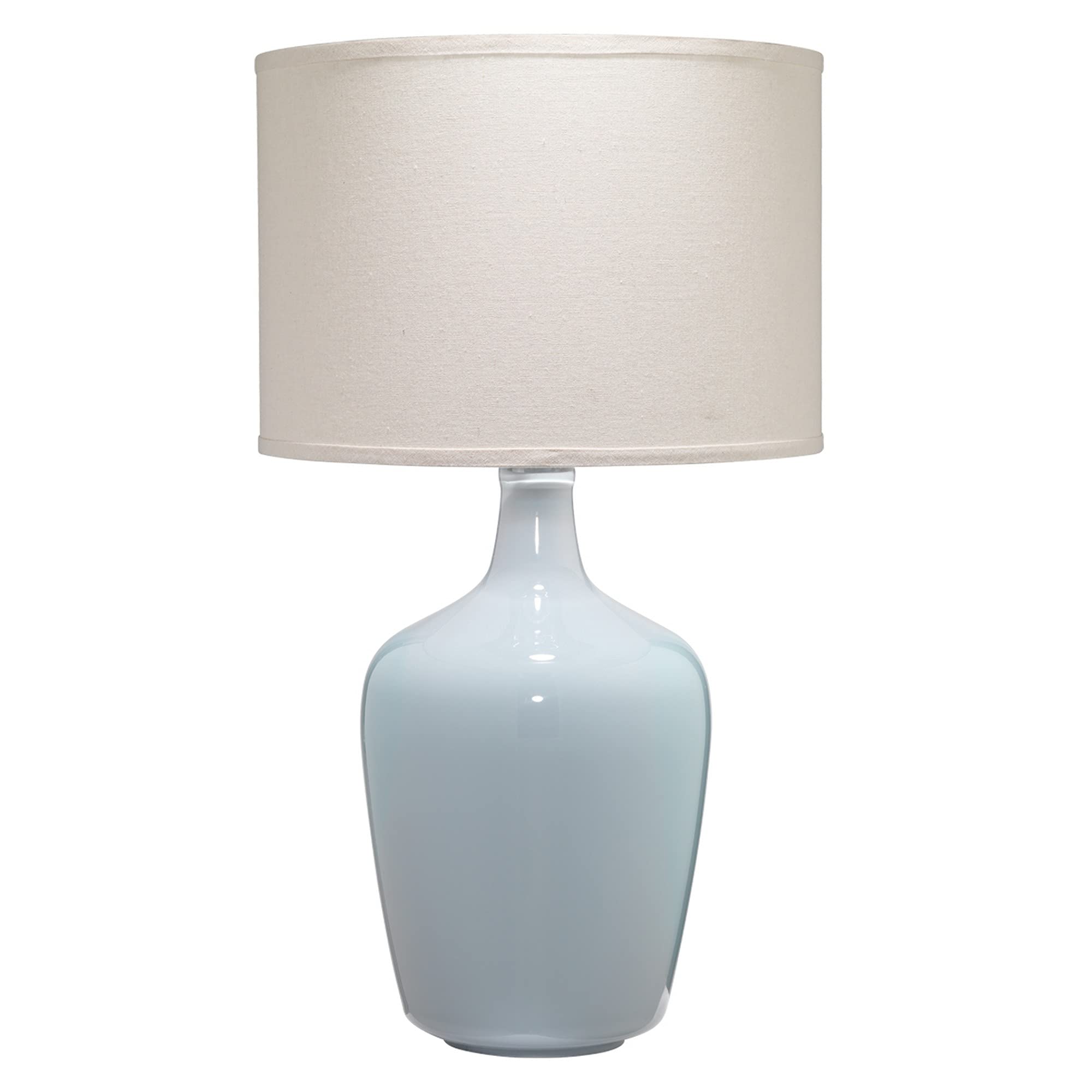 Benjara Table Lamp With Bellied Shape Ceramic Base, Gray