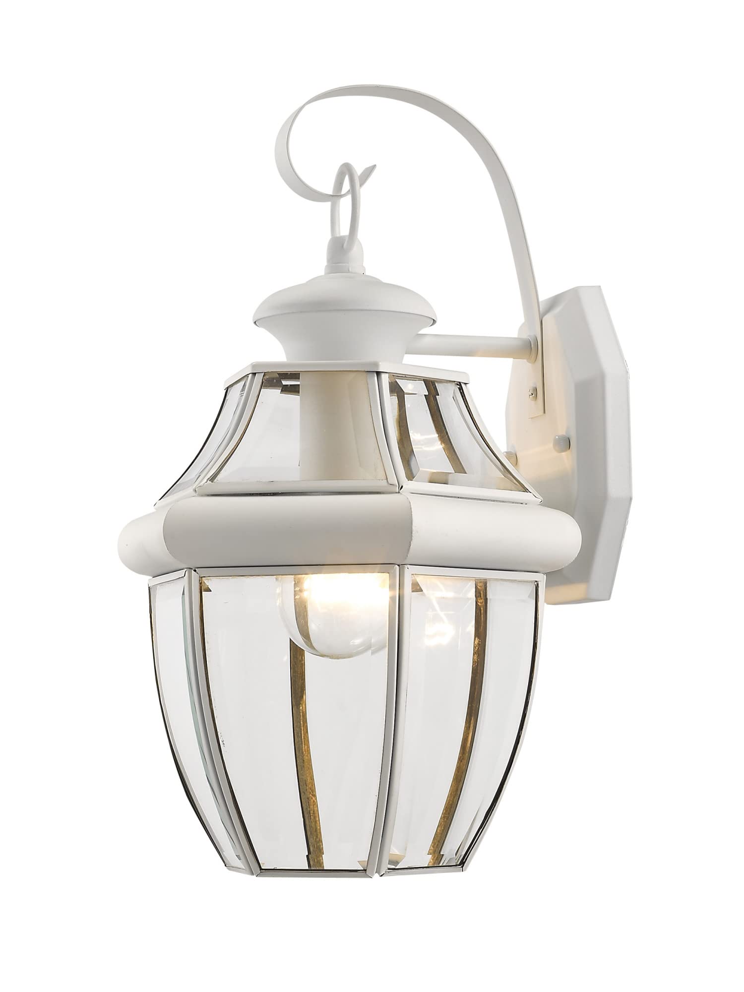 Livex Store 2151-03 Livex Outdoor Lighting, 13'' X 8.5'' X 8.5'', White