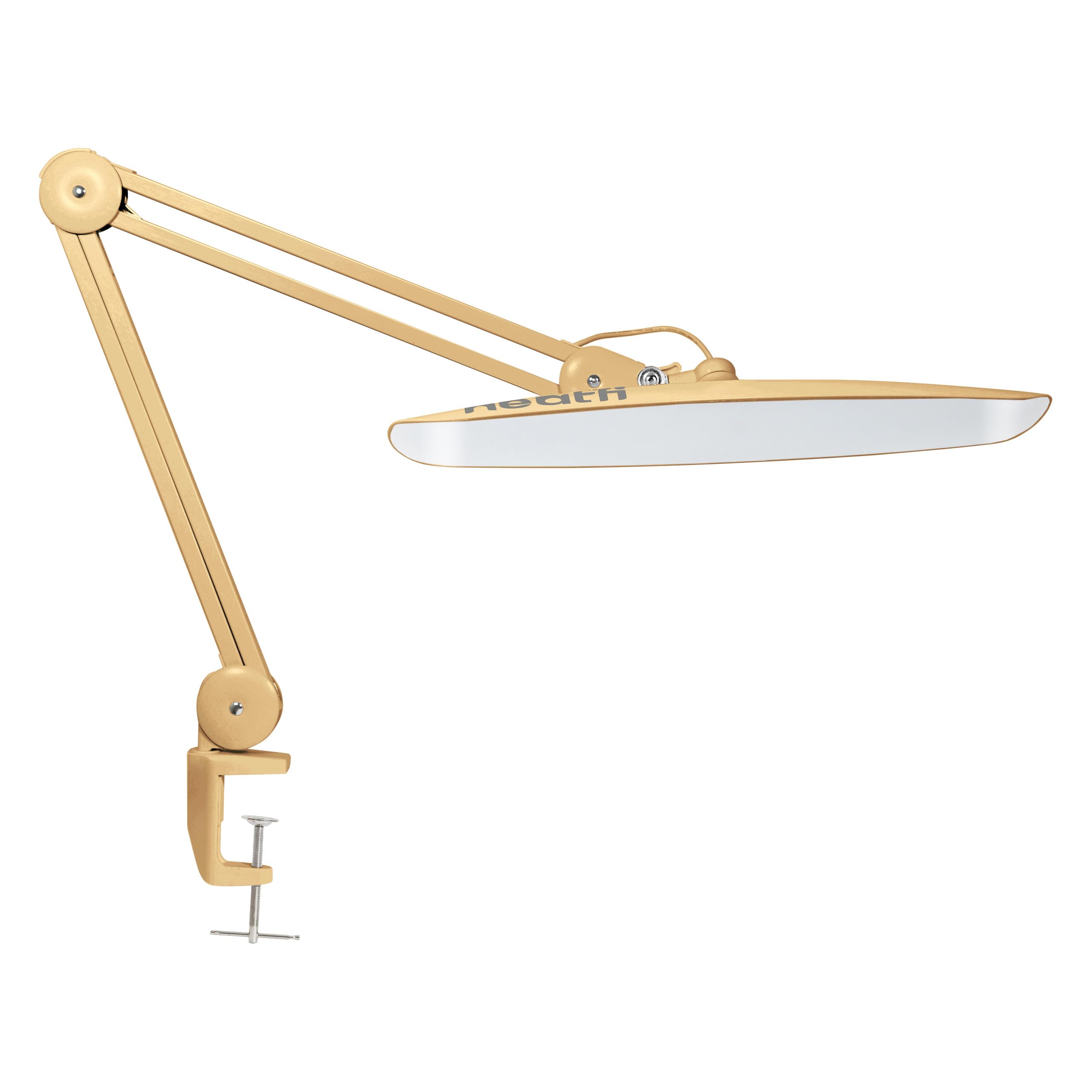 Neatfi XL LED Task Lamp, 2200 Lumens, Dimmable, 24W, 20in Wide, Rose Gold, Model 9501LED, Perfect for Home and Office
