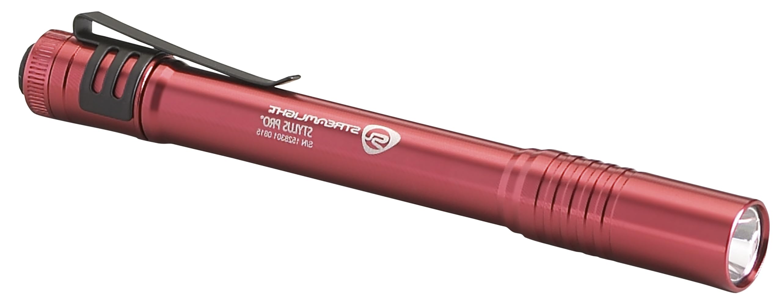 Streamlight Stylus Pro Penlight 100-Lumen Aluminum Red Model 66120 with 2 AAA Alkaline Batteries