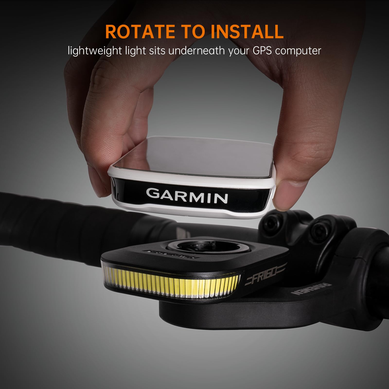 Ravemen Fr160 Compatible With Garmin Bike Computer, Bike Light For Being Seen, Compact Flashing Light For Bike Safety With 6 Modes, Side Visibility (Patent Protected)