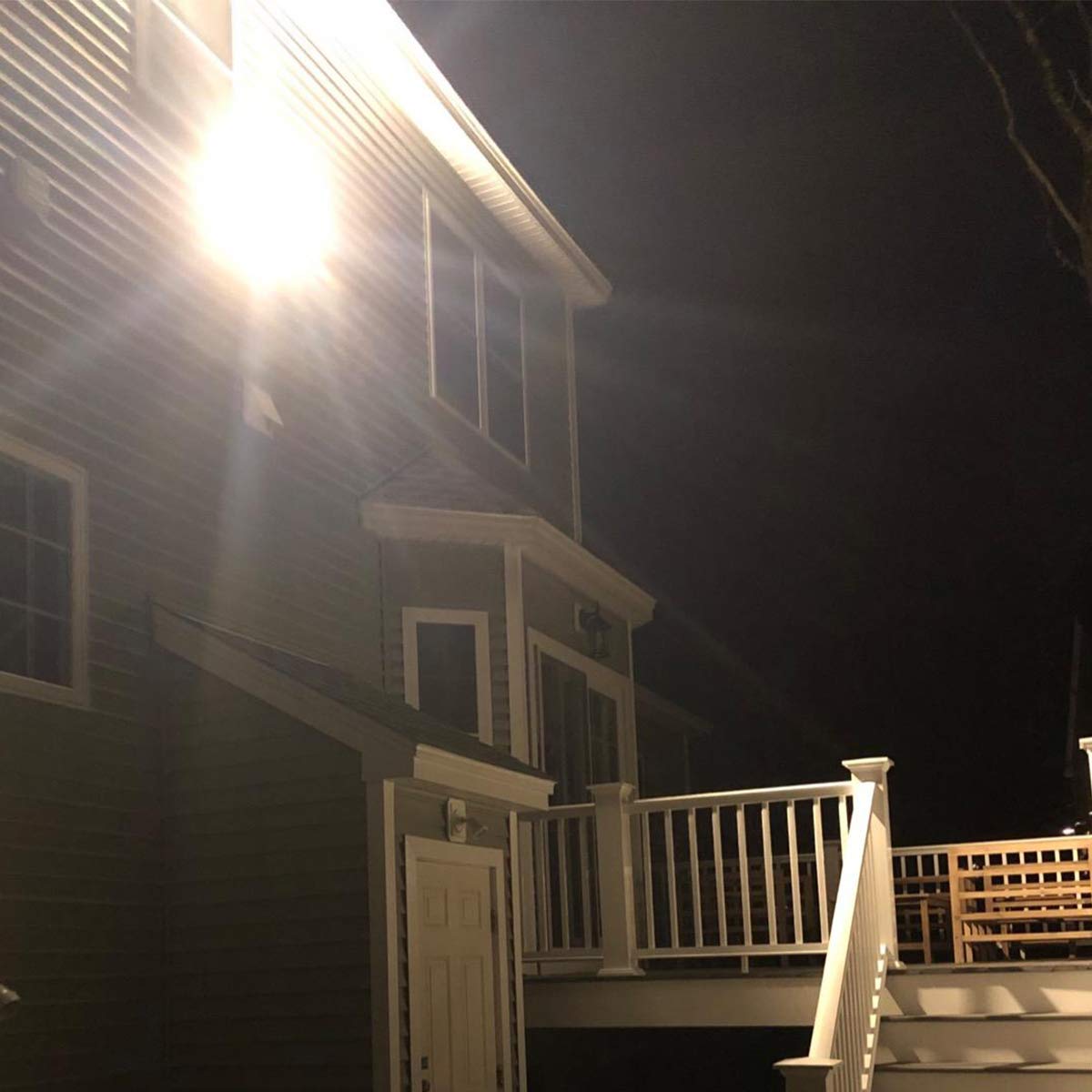 Stasun 150W Led Flood Light, 15000Lm Waterproof Security Light, 3000K Warm White, 3 Adjustable