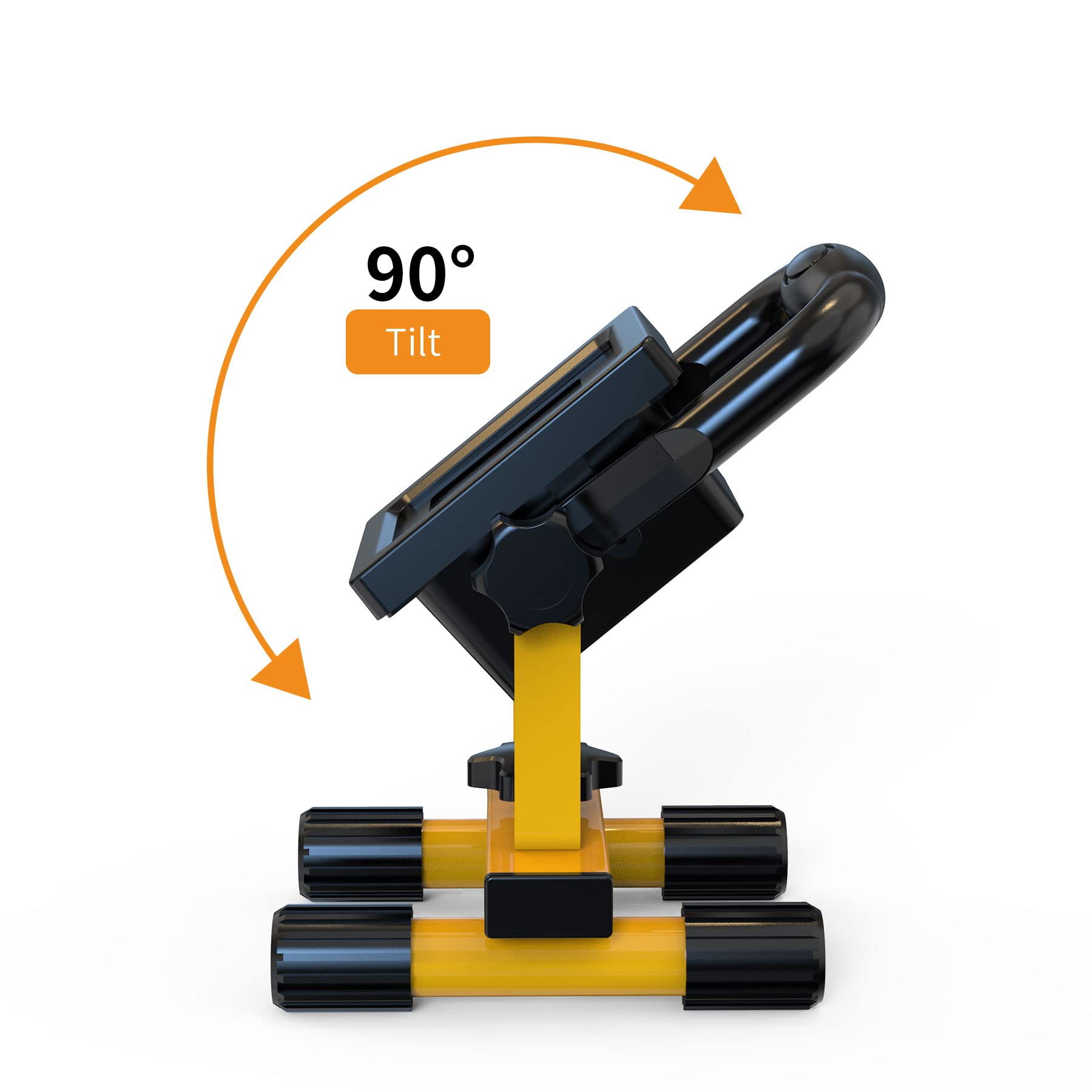 Laveant Rechargeable Led Work Lights,10W 2200Mah,600Lumens Portable Tiltable Waterproof Flood Lights With Stand, Men Tools For O