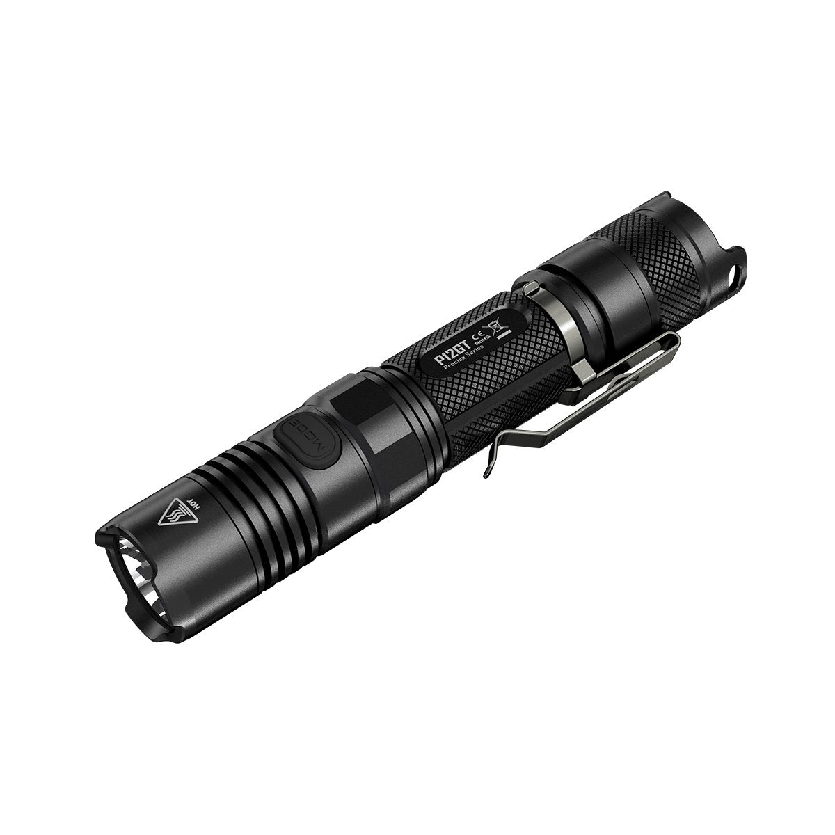 Nitecore P12GT Flashlight, 1000 Lumens, Cree XP-L Hi V3 LED, Small, Black, Includes Free Andrew & Amanda Pen