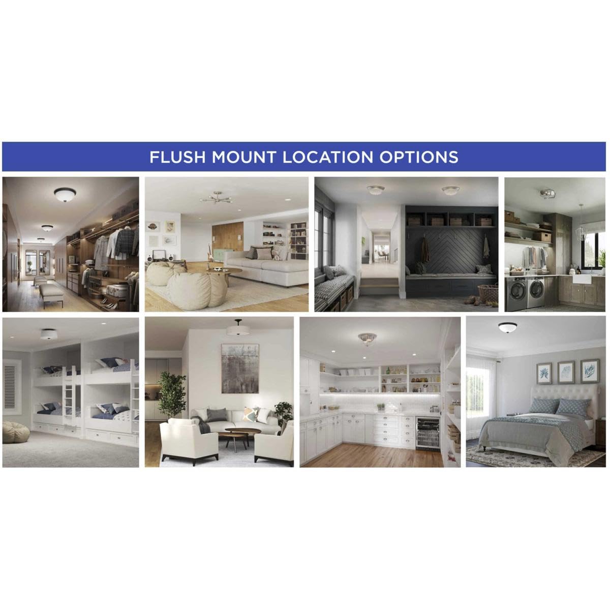 One-Light 17-3/4'' Led Flush Mount