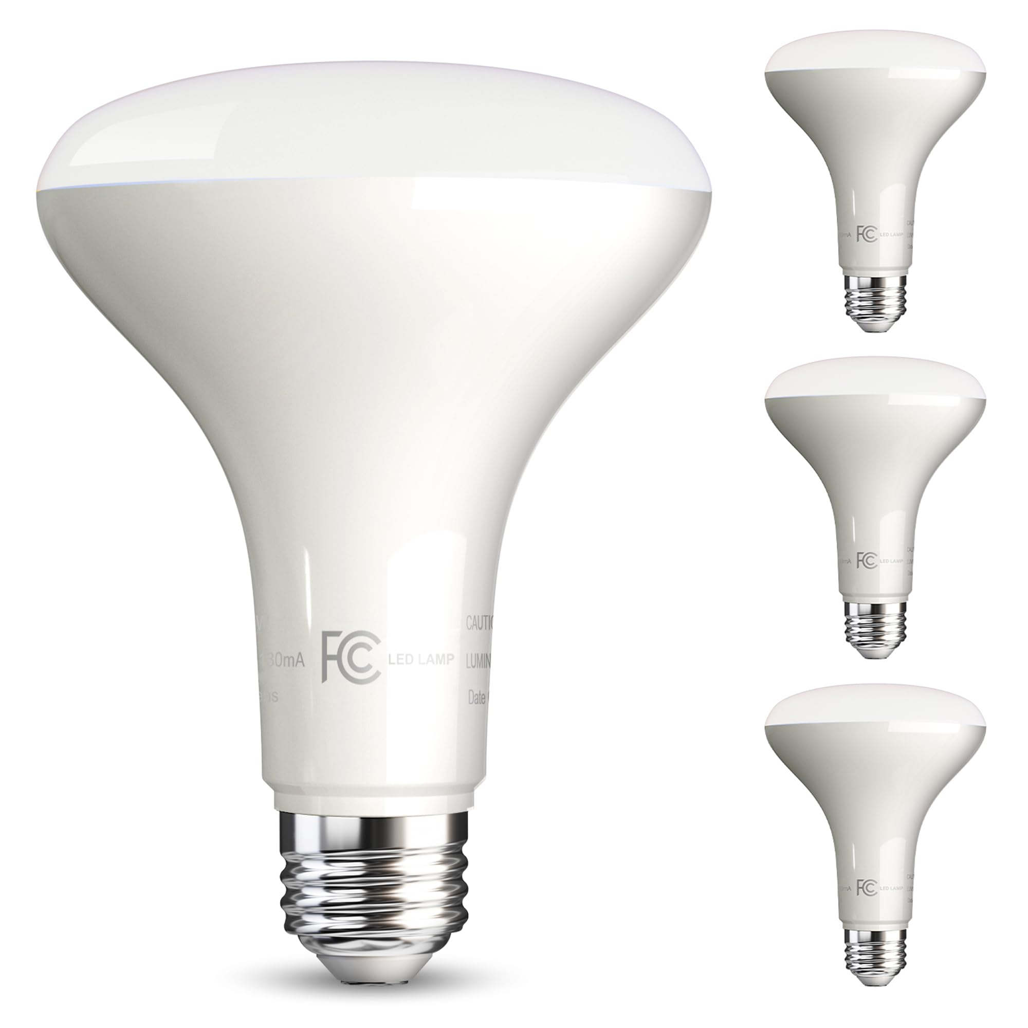 Tjoy Led Flood Light Bulb, Recessed Ceiling Bulb, Br30, 65W Equivalent Efficient 9W, Dimmable, E26, Daylight White 5000K, 10 Yea