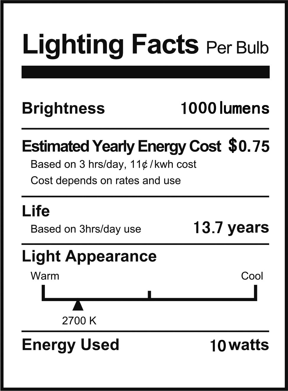 Mrdeng E26 Led Light Bulbs 100 Watt Equivalent,Large G40(G125) Led Bulb, 120V Warm White Globe Light Bulb For Decorative (2700K)