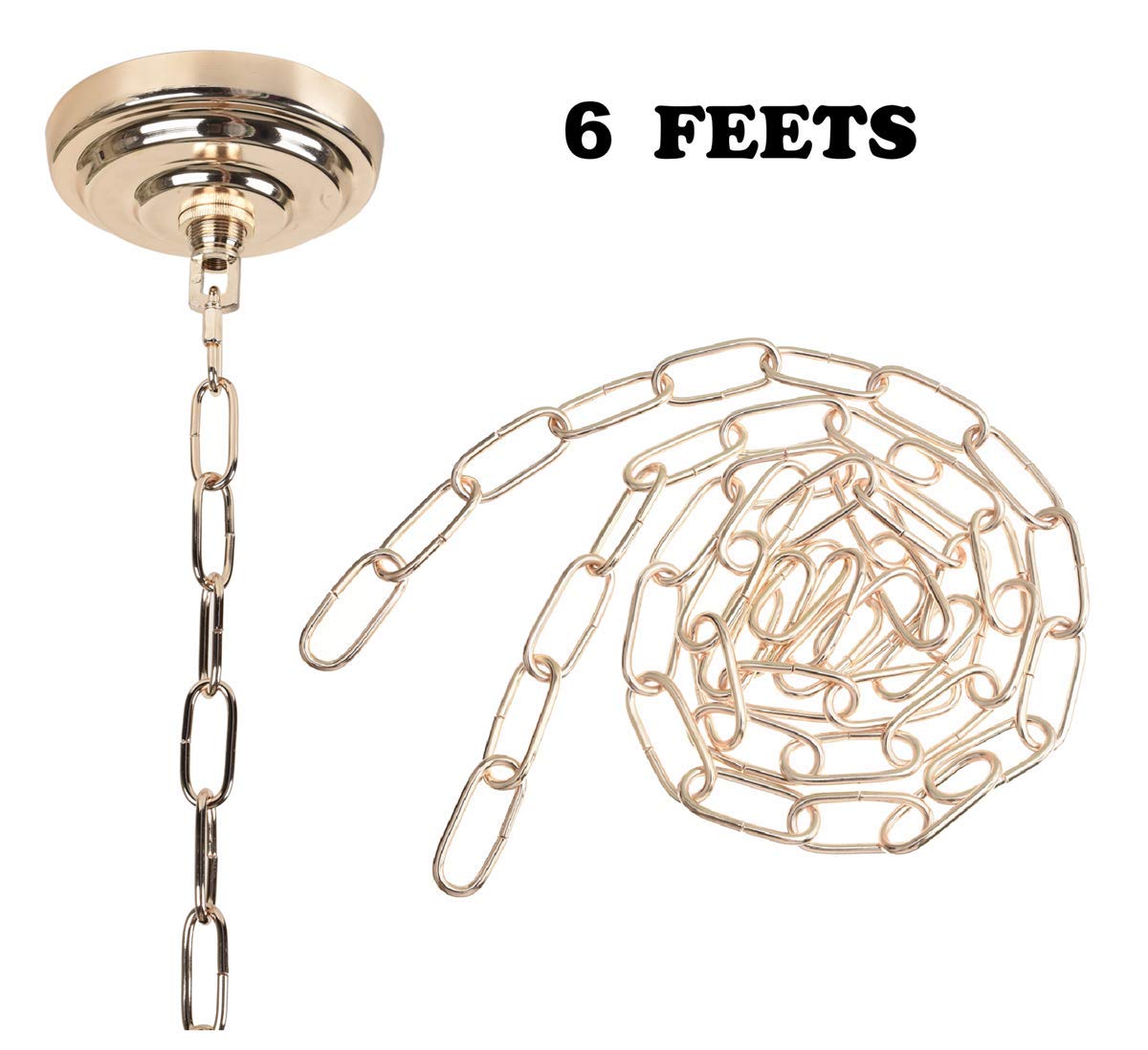Sangle Sopffy Vingage Canopy Kit And Pendant Light Fixture Chain For Chandelier Or Swag Light Fixtures,Maximum Weight Of 60 Poun