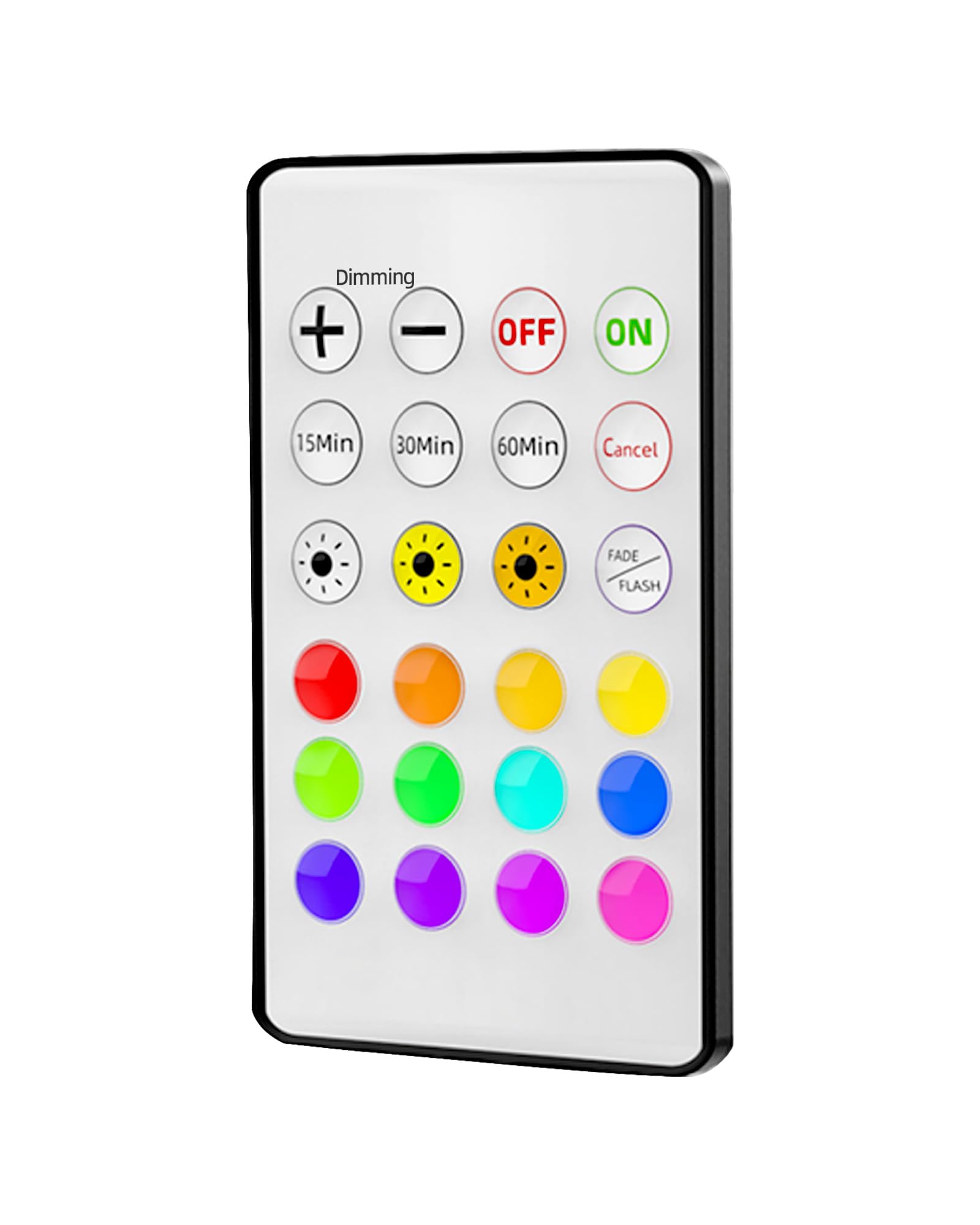 EZVALO Remote for EZL2415A Under Cabinet Lighting Puck Lights, Dimmable, Timing, Color-Changing