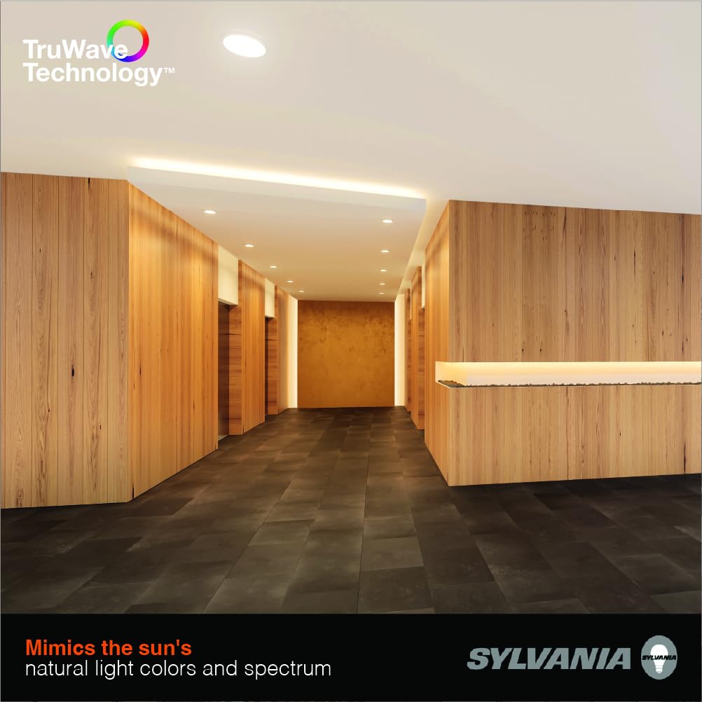 LEDVANCE Sylvania TruWave BR30 LED Light Bulb, 7.5W, Dimmable, 5 CCT (2700-5000K), Frosted Finish, Model