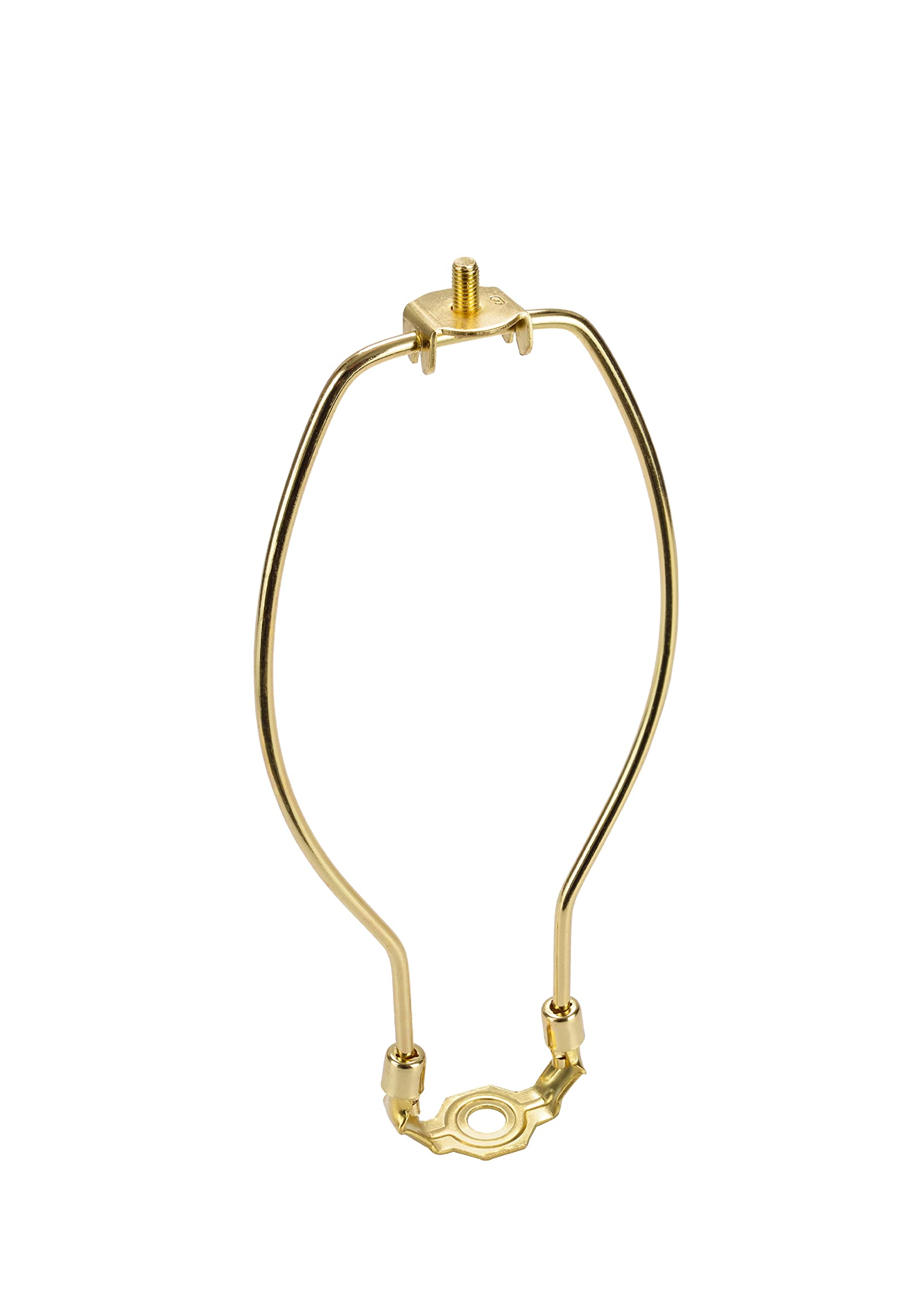 Aspen Creative 20001-1 8 Lamp Harp with Saddle in Polished Brass Finish
