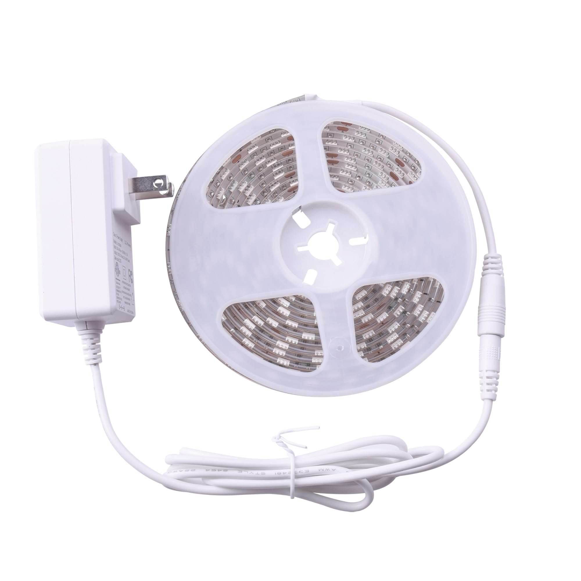 Zone Industry Corp. Led Grow Light Tape, 11.8 Feet / 360 Cm Plant Growing Light Strip Kit For Indoor Gardening, Full Spectrum, 24 Watt, Water Resistant, Plug-In Design