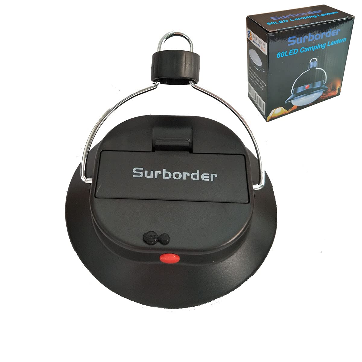 Surborder Led Portable Camping Tent Night Light, Camping Lantern With 3 Light Modes, Lamp For Outdoor Camping Hiking, Perfecr For Hurricane,Power Outages, Emergency