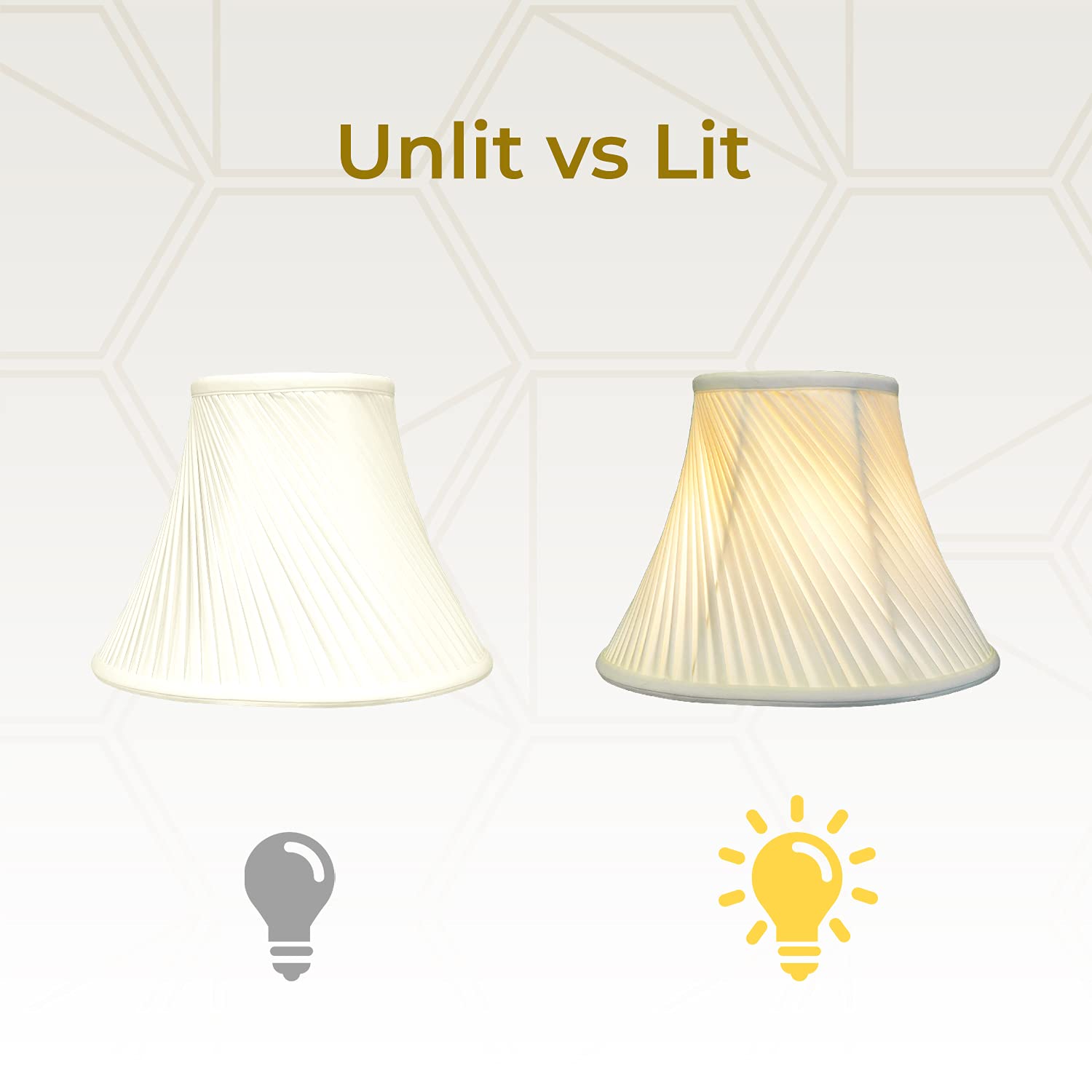 Royal Designs Bs-717-12Eg Twisted Pleat Basic Lamp Shade, 6 X 12 X 9, Eggshell