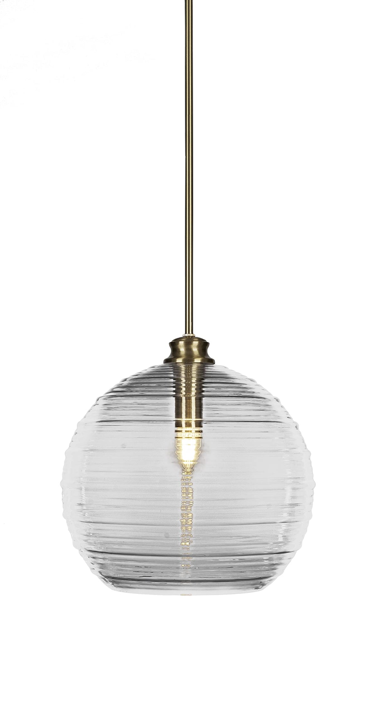 Malena 1 Light Pendant in New Age Brass (70-NAB-5140)