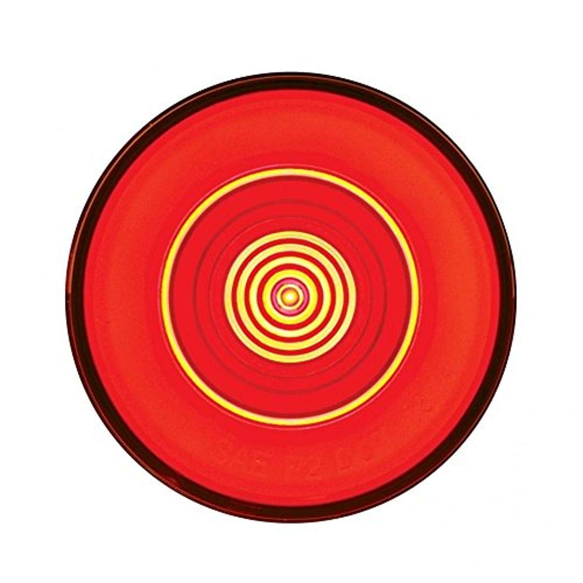 United Pacific Red Halo Glo 2.5&quot; Round 9 LED Truck Trailer Marker Clearance Light Kit/Grommet, 37017