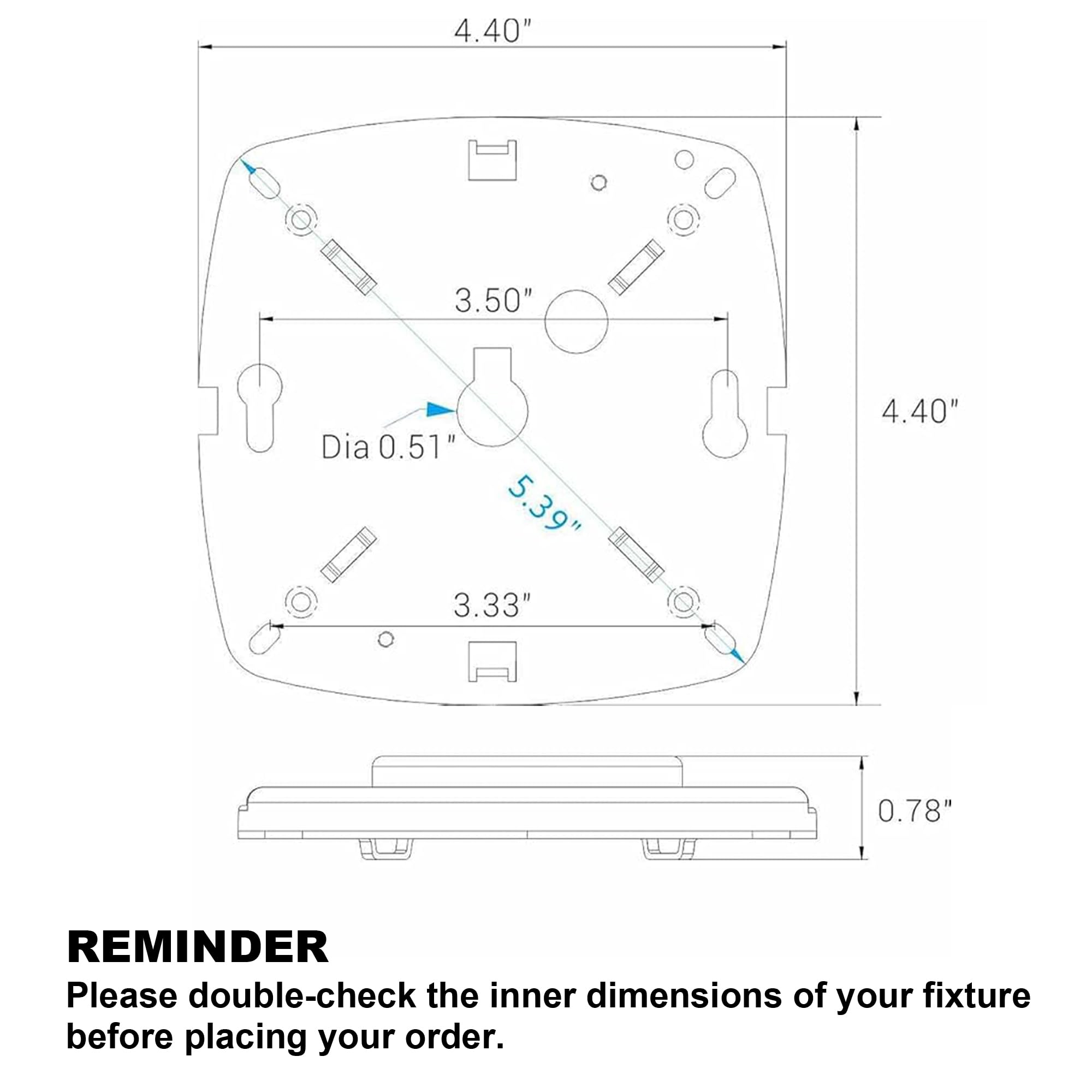 Legental LED Light Engine Retrofit Kit, 17W, Dimmable, 3000K, 4in PCB Size, Alloy Steel, Suitable for Ceiling, Pendant, Garden Light