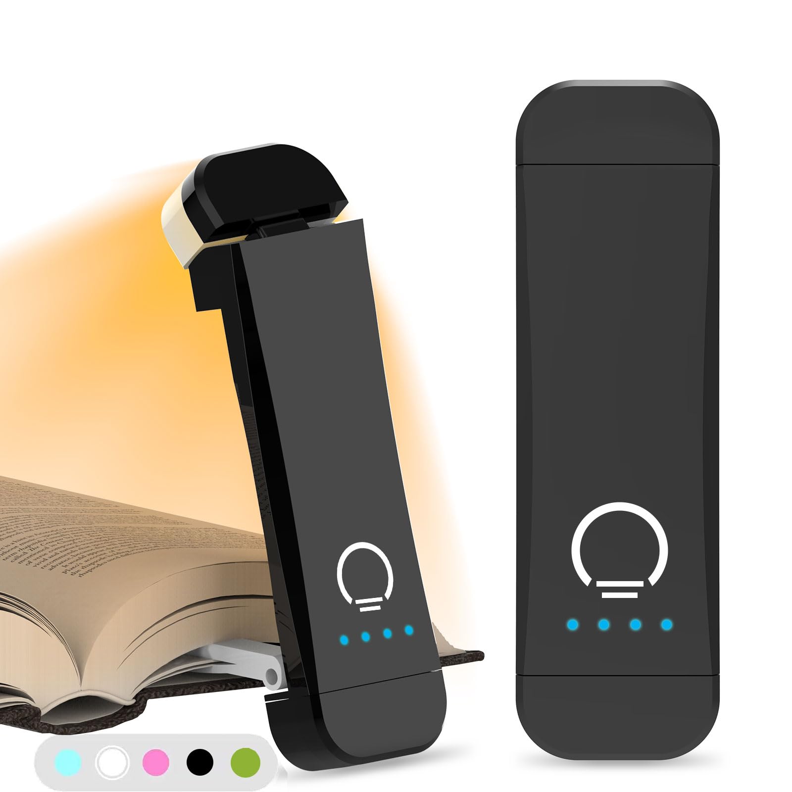 Reading Screen Light Color HIONXMGA Book Reading Light,Silent Touch Book Lamp for Reading in Bed ...