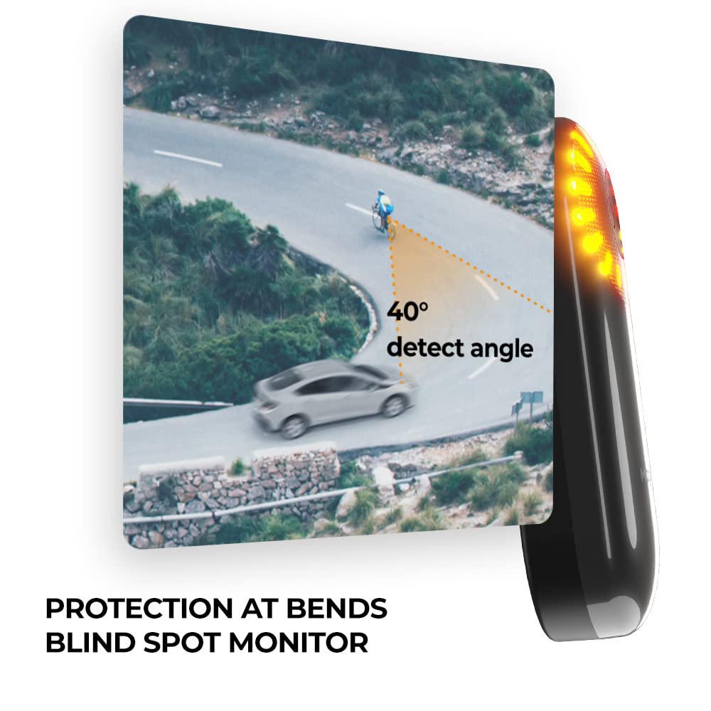 Magene L508 Bike Radar Tail Light, Smart Rear View Radar Taillight Compatible With Some Bike Computers And Watches, Support Utility App Display