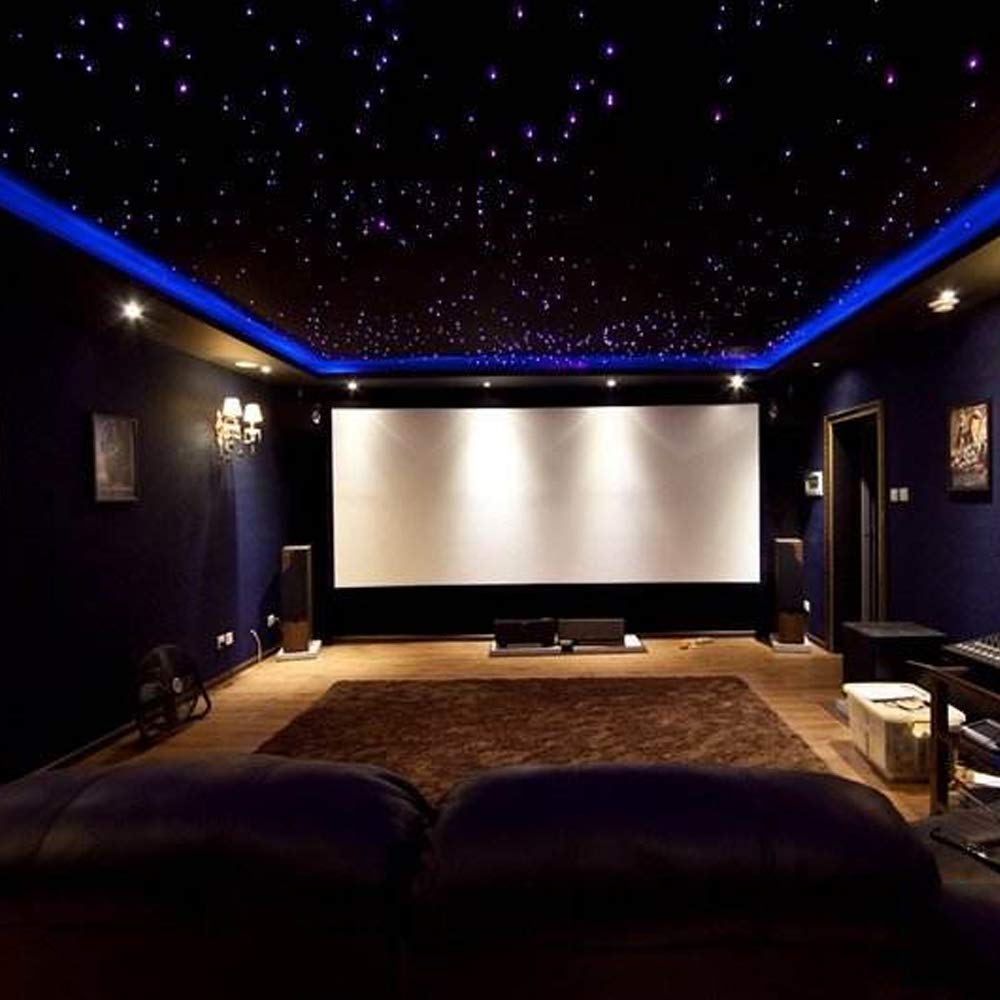 Akepo 16W Rgbw Fiber Optic Lights - Music & App Control, 400Pcs Fiber Cable, Multicolor, Model 4002El