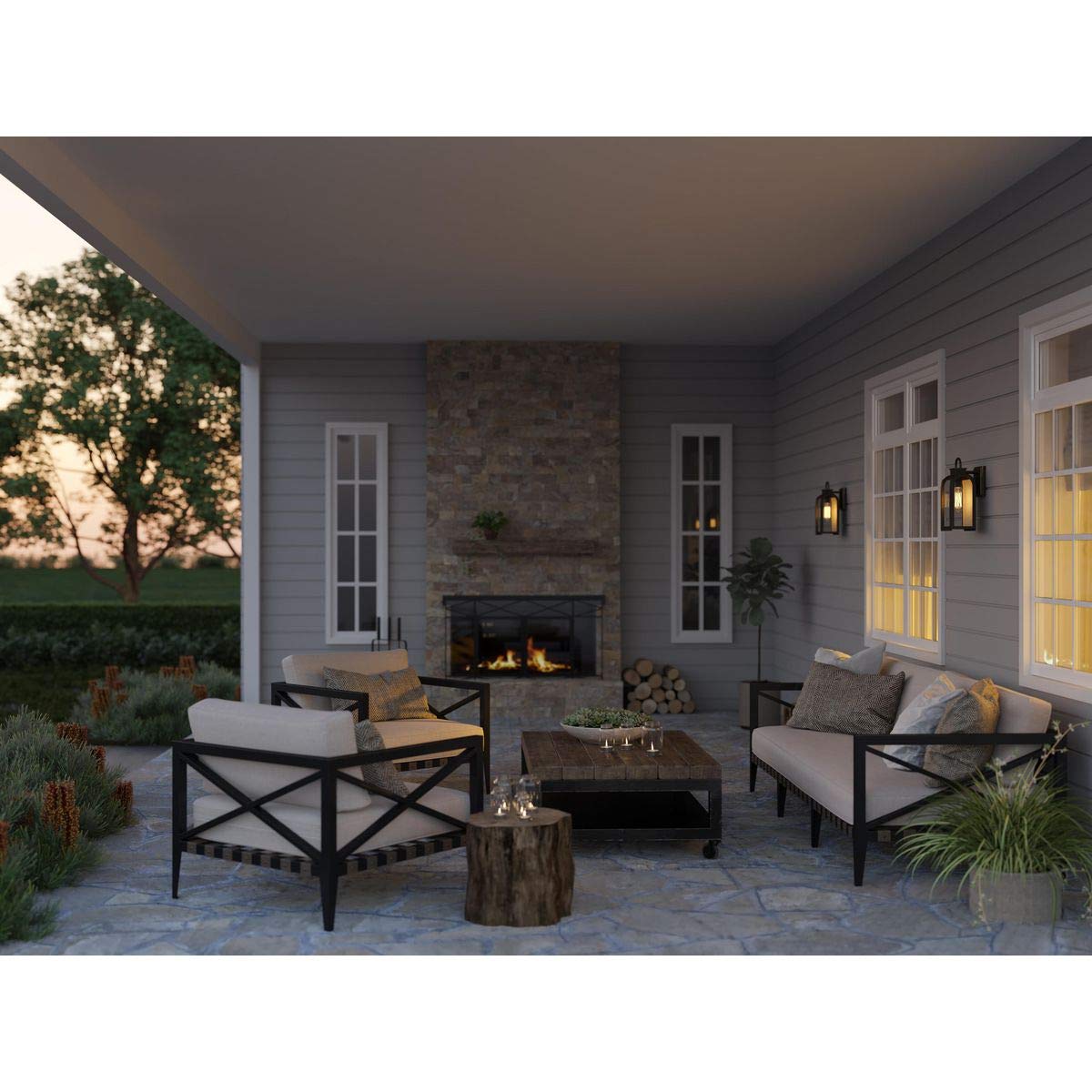 Progress Lighting P6030-108 Outdoor Fixture, Aluminum, 1-Pack, Bronze