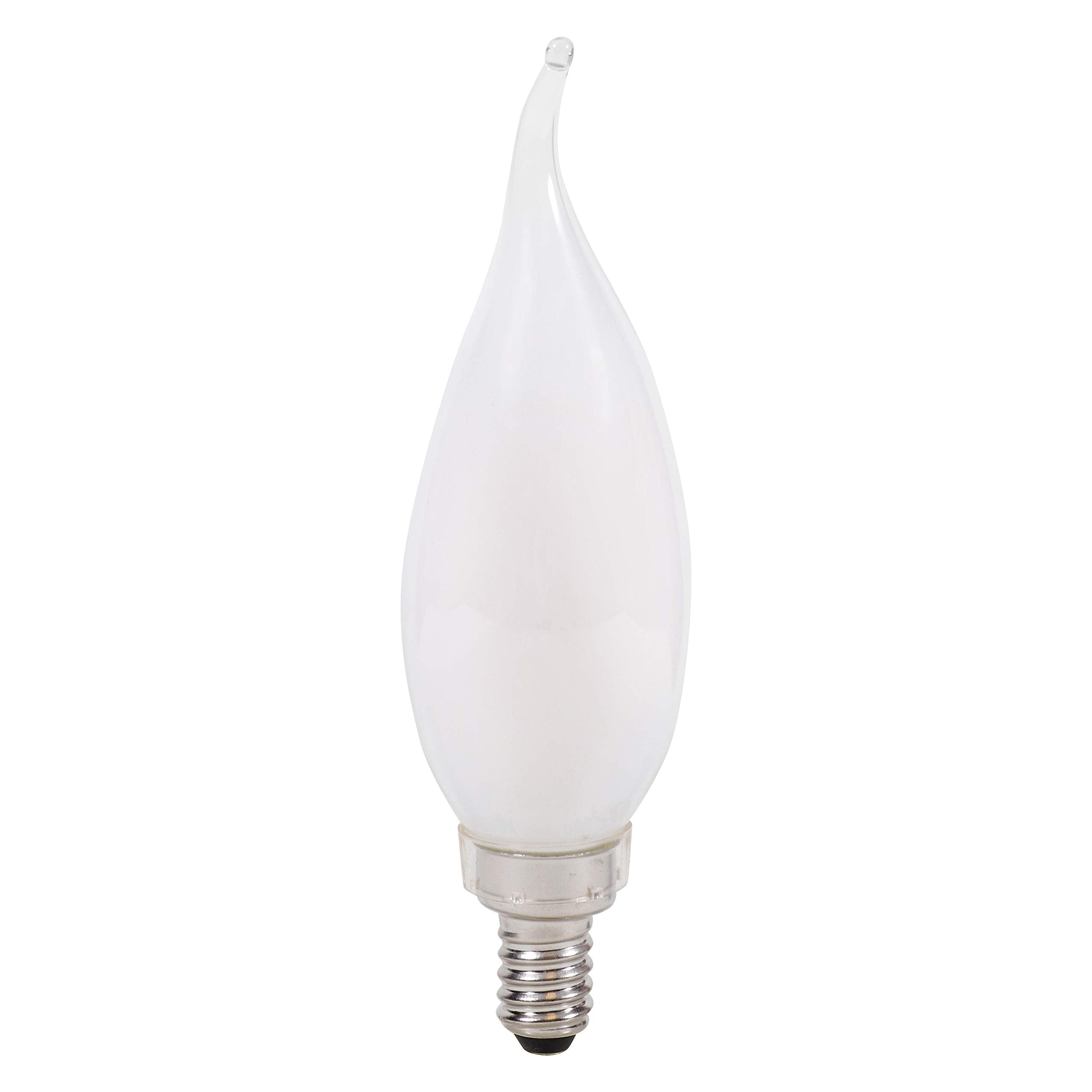 Sylvania Led Truwave Natural Series D  Cor B10 Light Bulb, 60W Equivalent Efficient 5.5W, 500 Lumens, Candelabra Base, Dimmable,