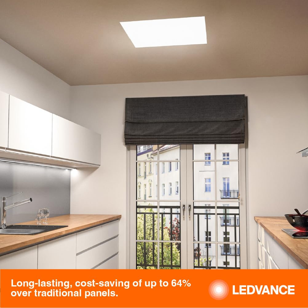 Ledvance 2X2 Dual Selectable Backlit Panel, 20W / 30W / 35W, 3 Cct Select 3500K / 4000K / 5000K, 2200/3300/3850 Lms, Dimmable -
