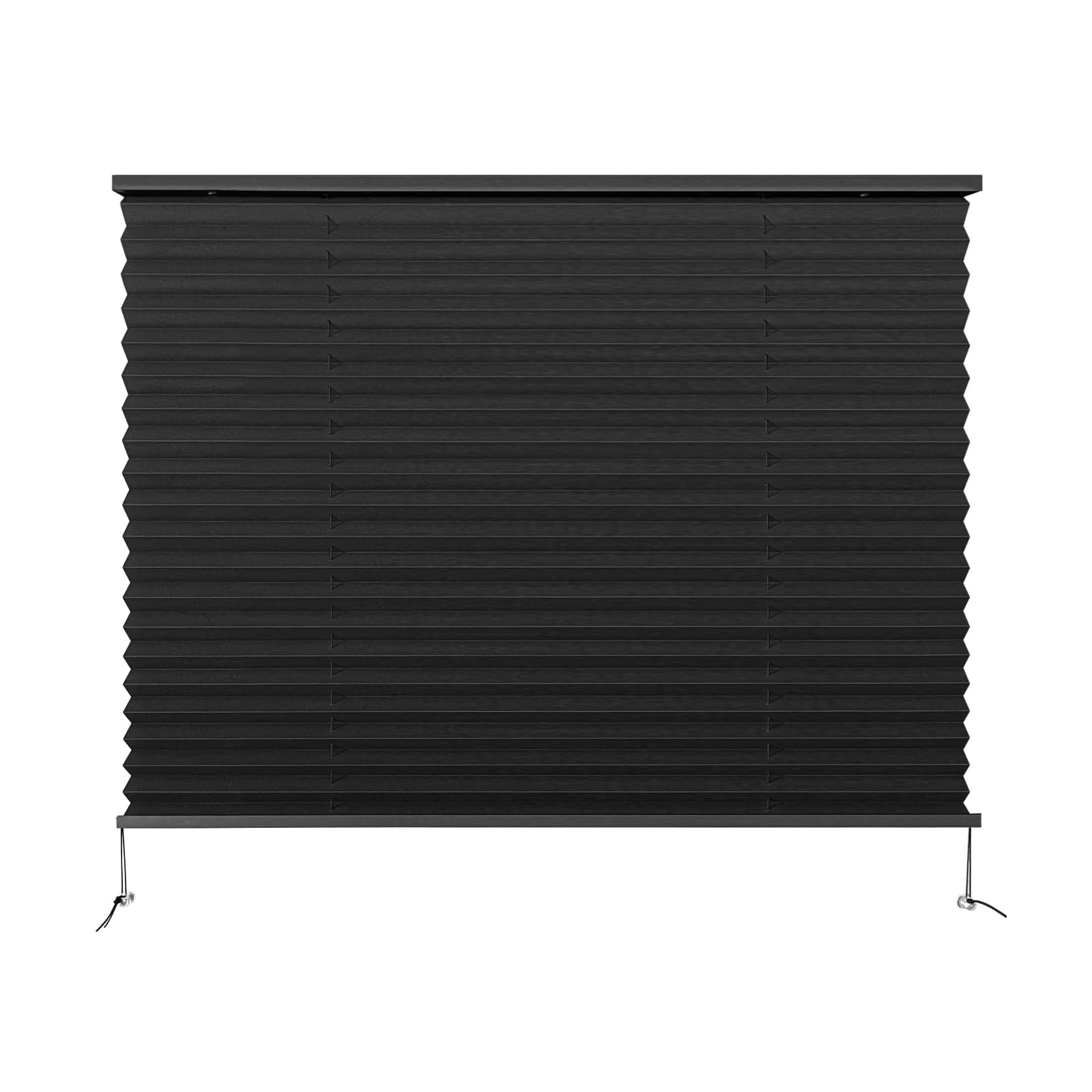 Dulepax Rv Blinds,Rv Pleated Shades,Rv Blinds Pleated Shades, 32'' W X 24'' L Black Rv Window Shades,Camper Blinds,Rv Window Bli
