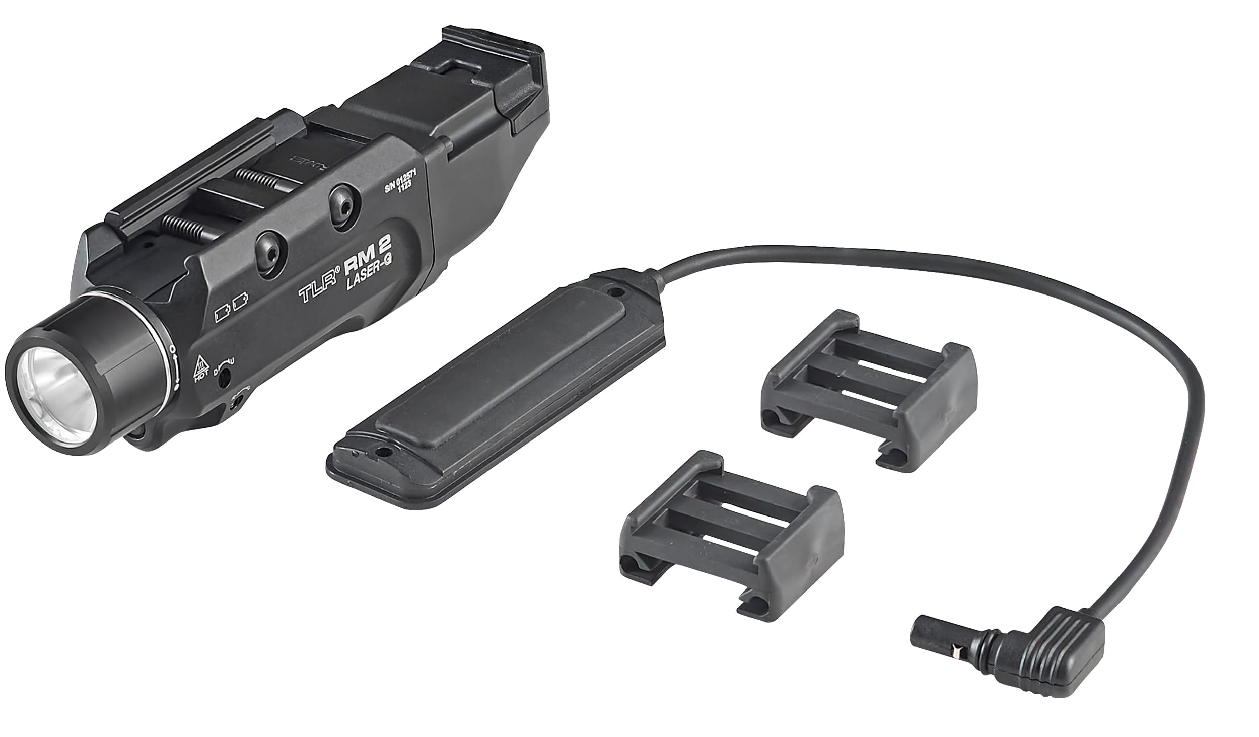 Streamlight 69453 TLR RM 2 G 1000-Lumen Rail-Mounted Tactical Weapon Light with Integrated Green Aiming Laser, Remote Pressure S