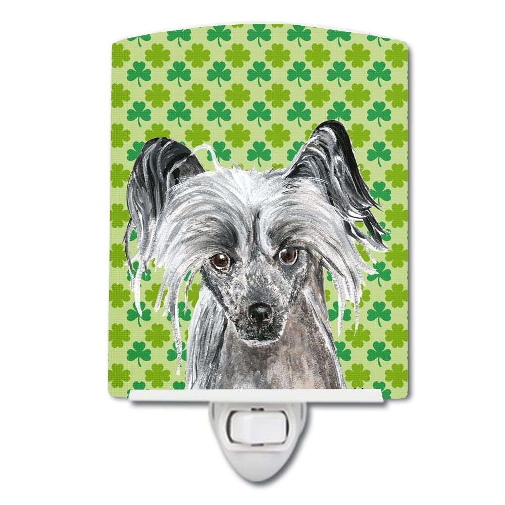 Carolines Treasures Night Light, Ceramic, 6x4x3 inches, Multicolor, Model SC9578CNL, St. Patricks Day Design
