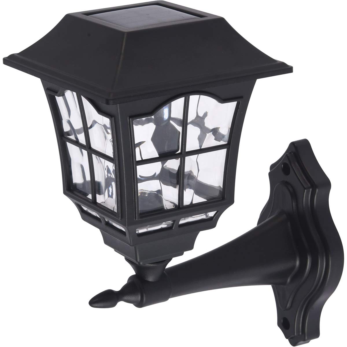 Geakv Black Led Wall Light Pack Of 4 - Modern Outdoor Decorative Lighting, 3000K, Metal