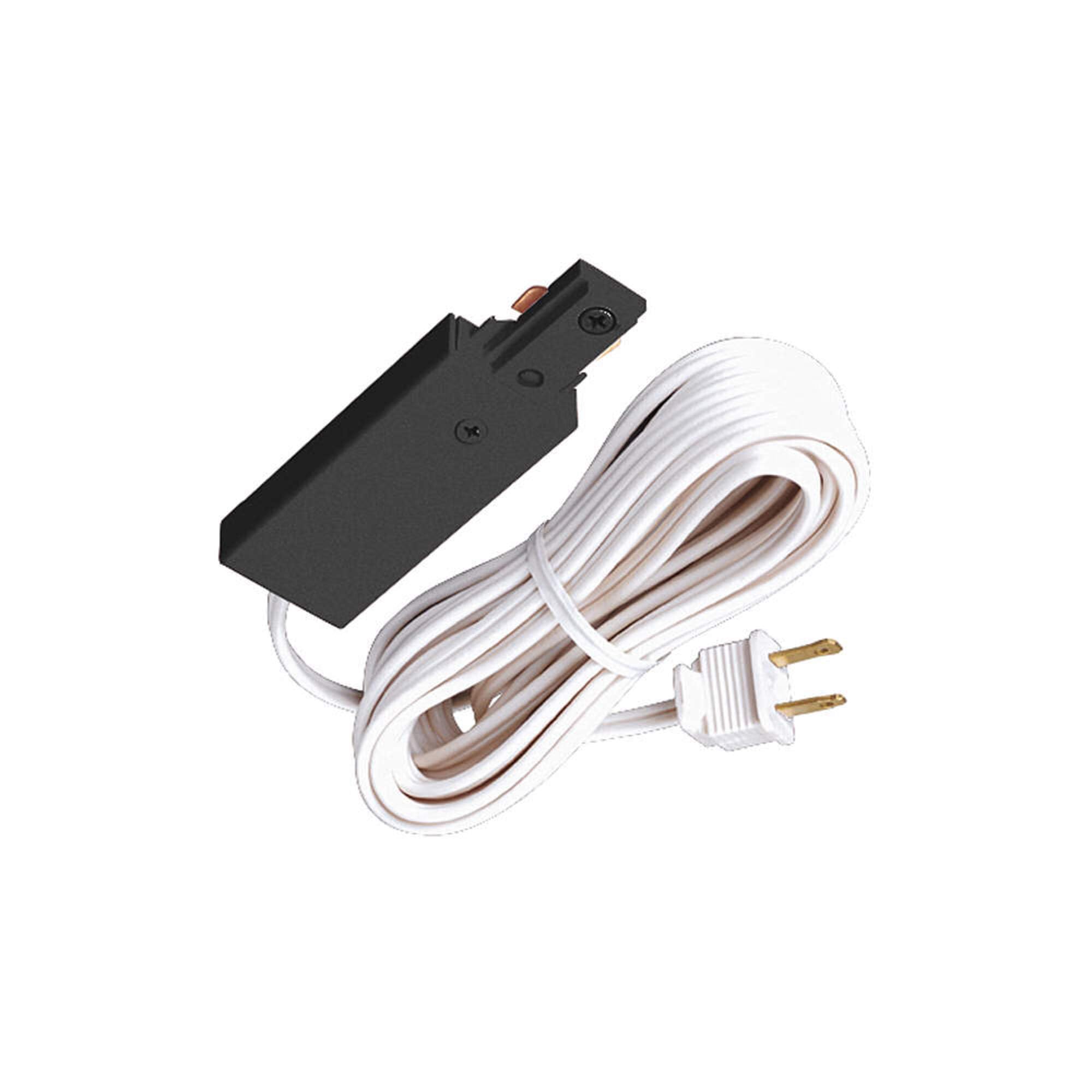 Juno Lighting Group Cord and Plug Connector, Black (R22BL)
