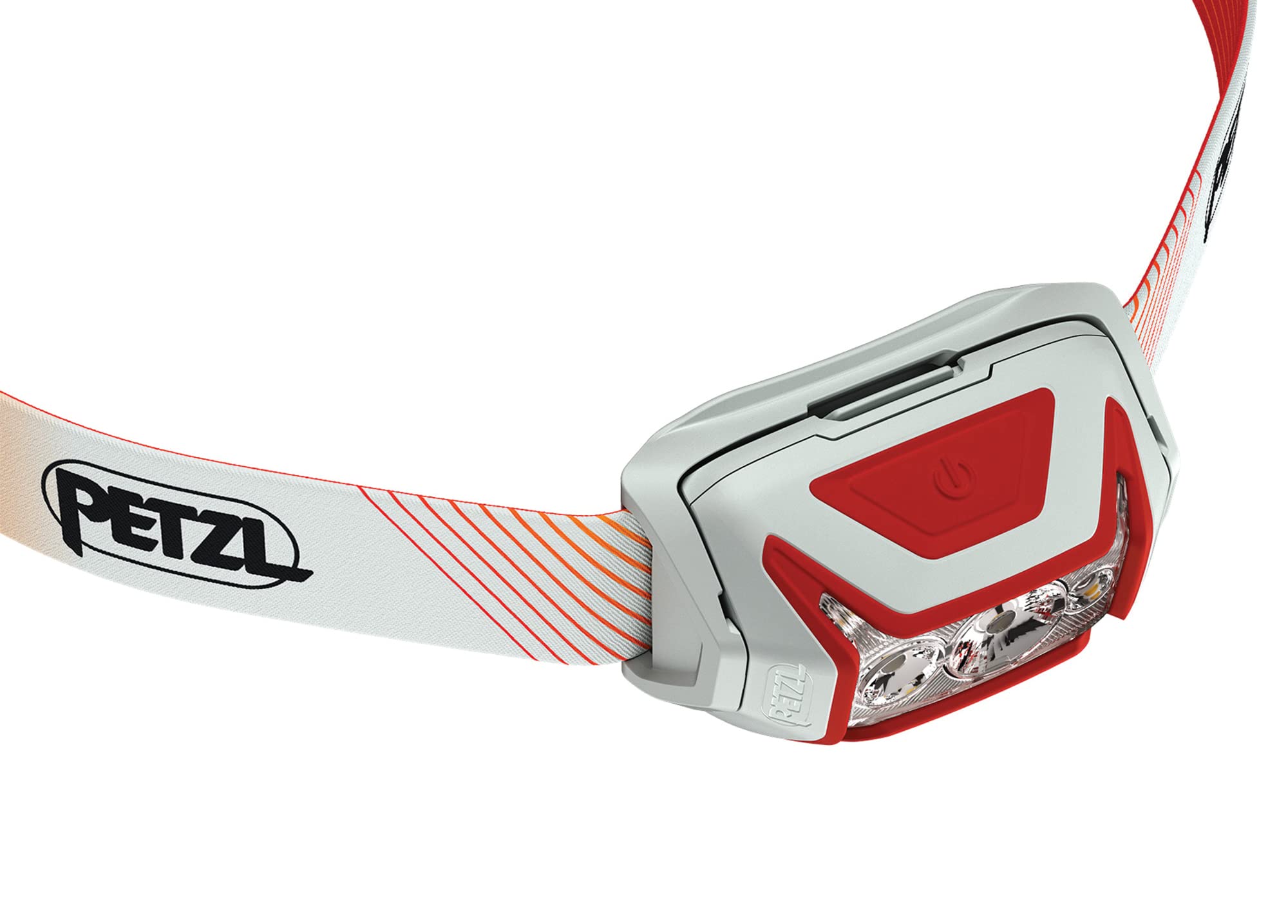 PETZL ACTIK CORE Rechargeable Headlamp - 600 Lumens, Red Lighting, One Size, Red, Model E065AA03