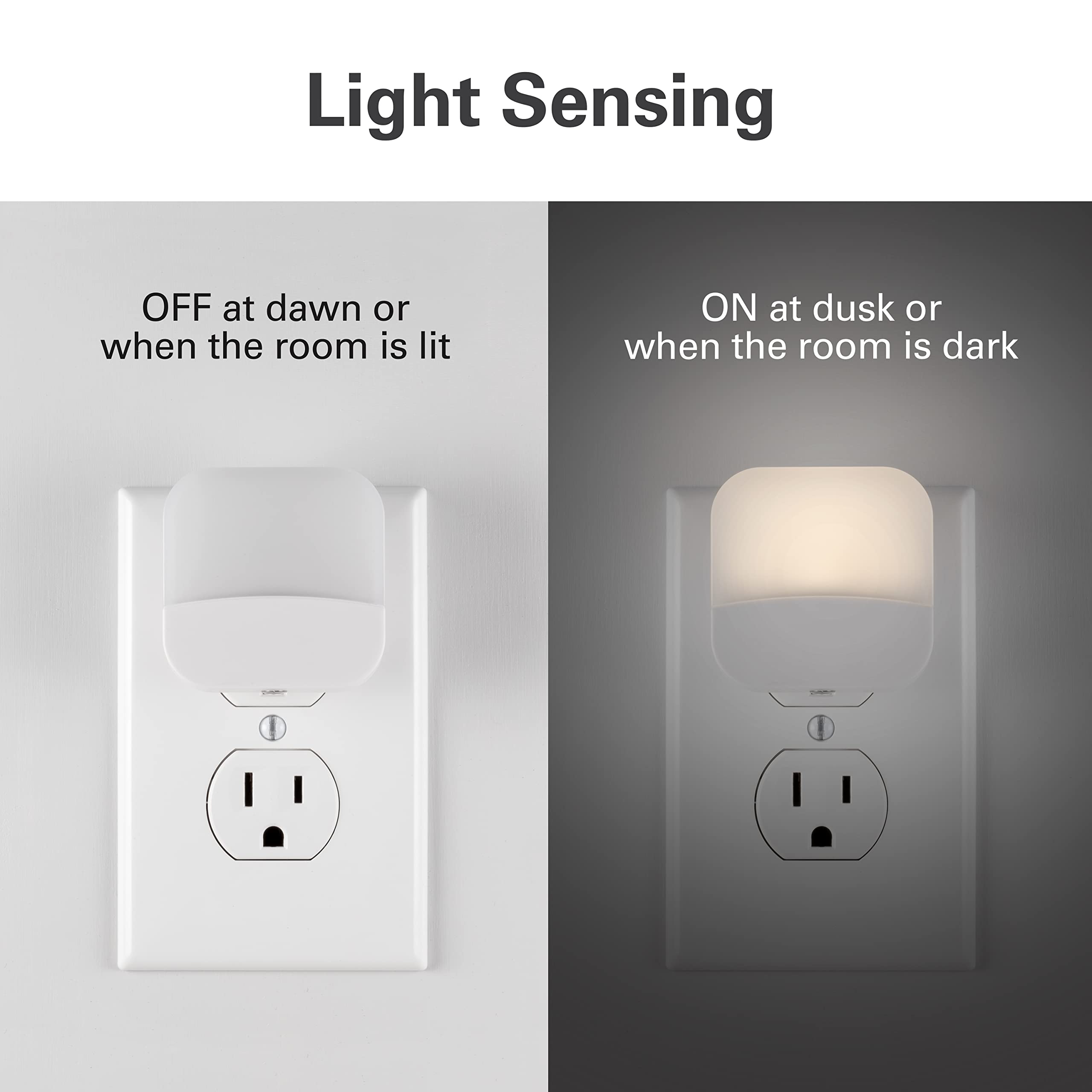 Lights By Night Led Night Light, Plug-In, Dusk To Dawn Sensor, Home Decor, Compact, Mood Lighting, Ambient Lighting, Ideal For K