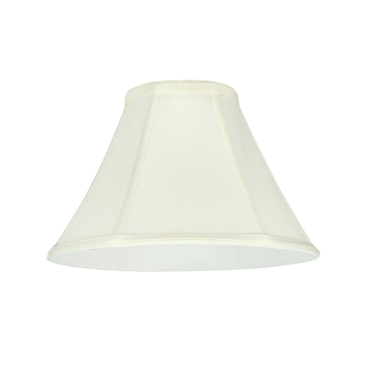 Aspen Creative 58027A, Bell Uno Lamp Shade, Off White, 4&quot; Top x 10&quot; Bottom x 7&quot; Slant Height, Slip UNO 33mm
