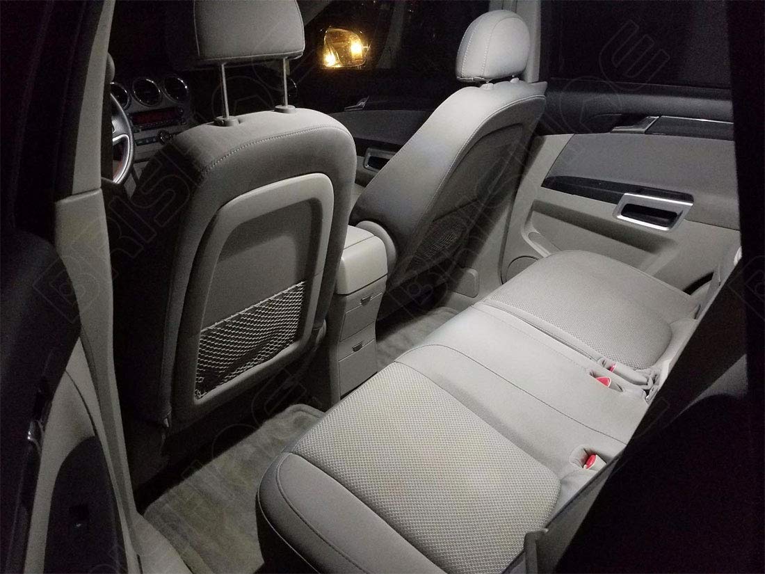 BRISHINE Super Bright 6000K White LED Interior Lights Kit for Honda CR-V 2013-2021 + License Plate Lights & Tool