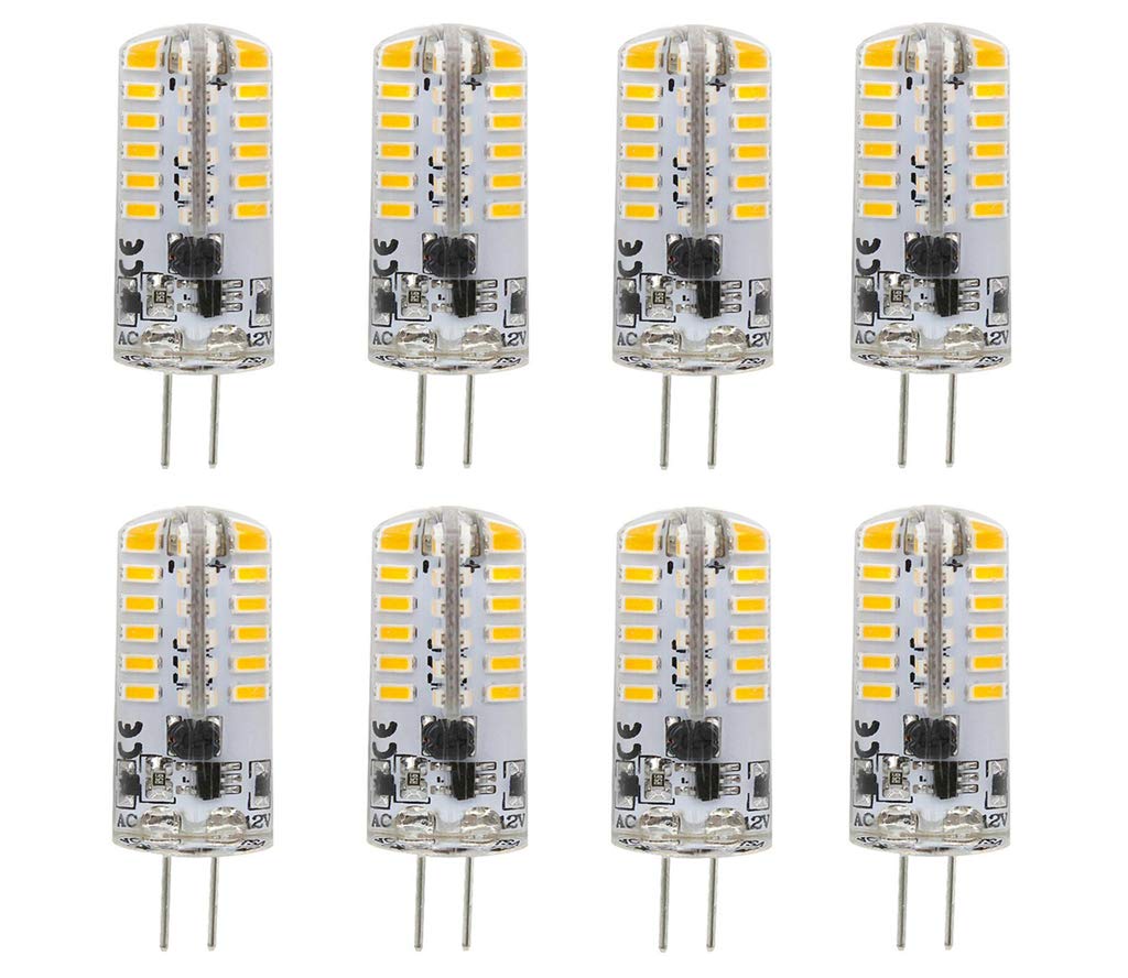 G4 Led Corn Light Bulb 3W Warm White Bi-Pin Base 48 Led Light For Home Kitchen Ceiling Lights,3W(20W Halogen Equivalent),Non-Dim