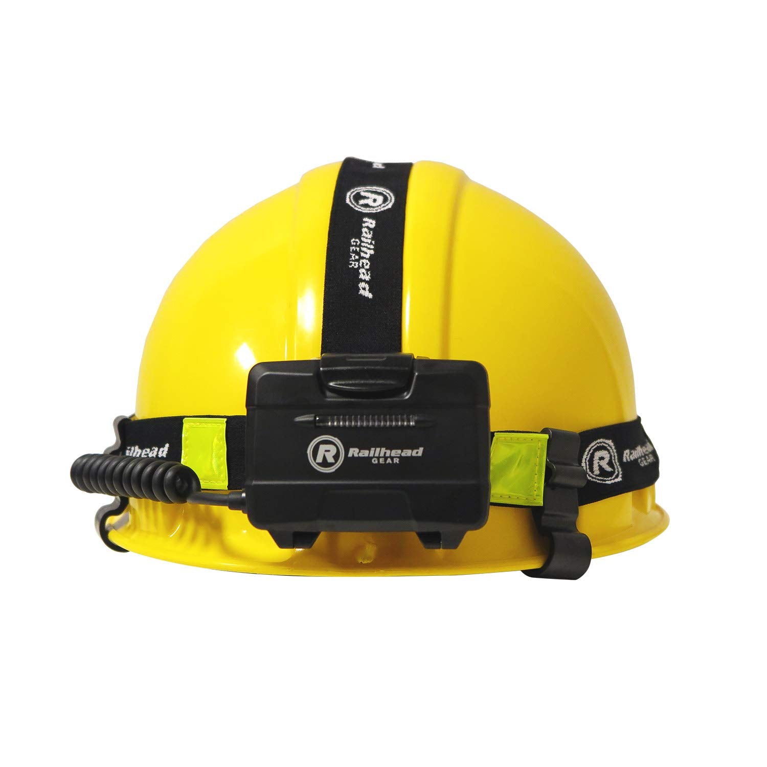 Railhead Gear LED Headlamp - Motion Activated, Zoomable Focus, 450 Lumens, Red Light, Adjustable Reflective Strap