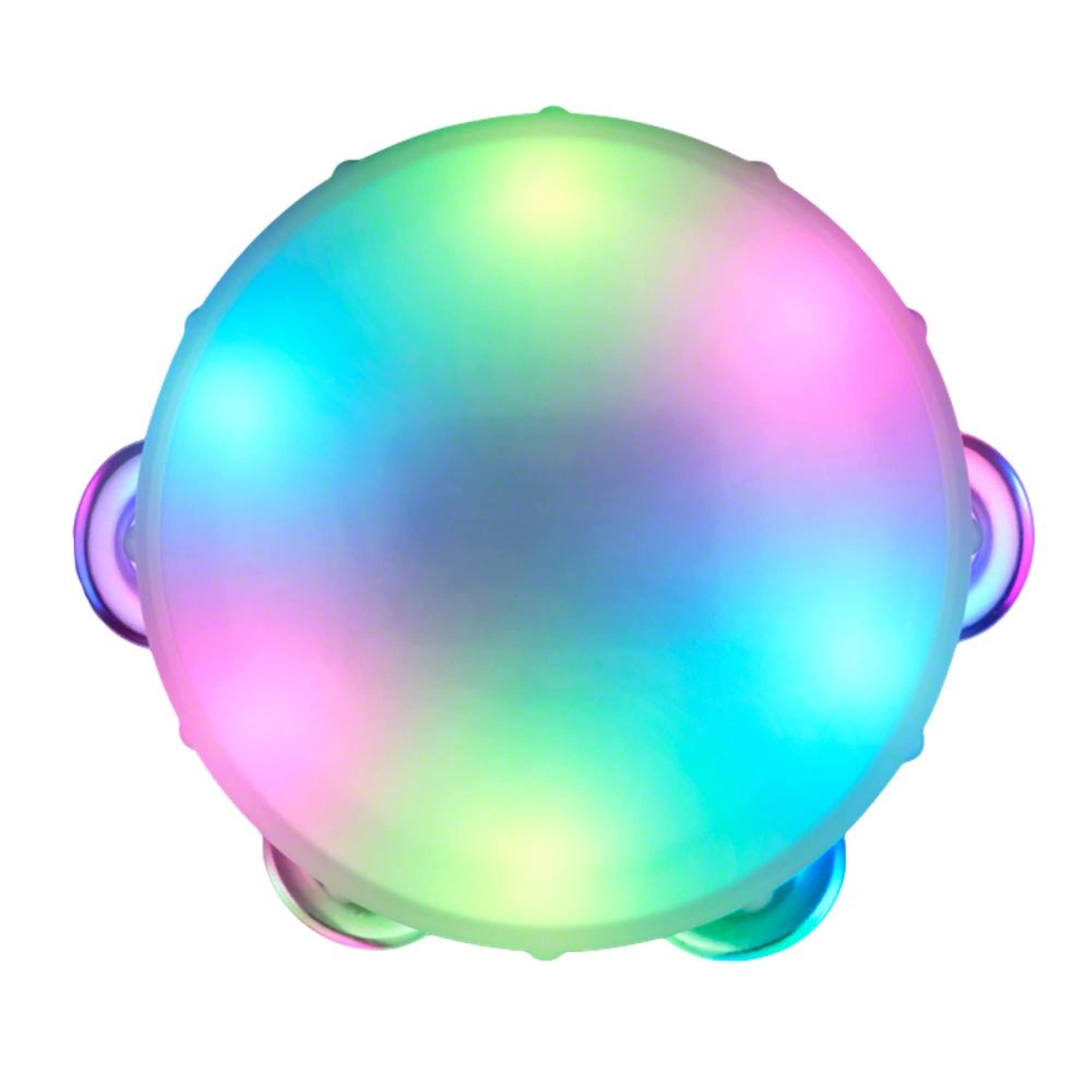 blinkee Light Up Mini Tambourine - Multicolored, 4 Inches, Plastic, One Size