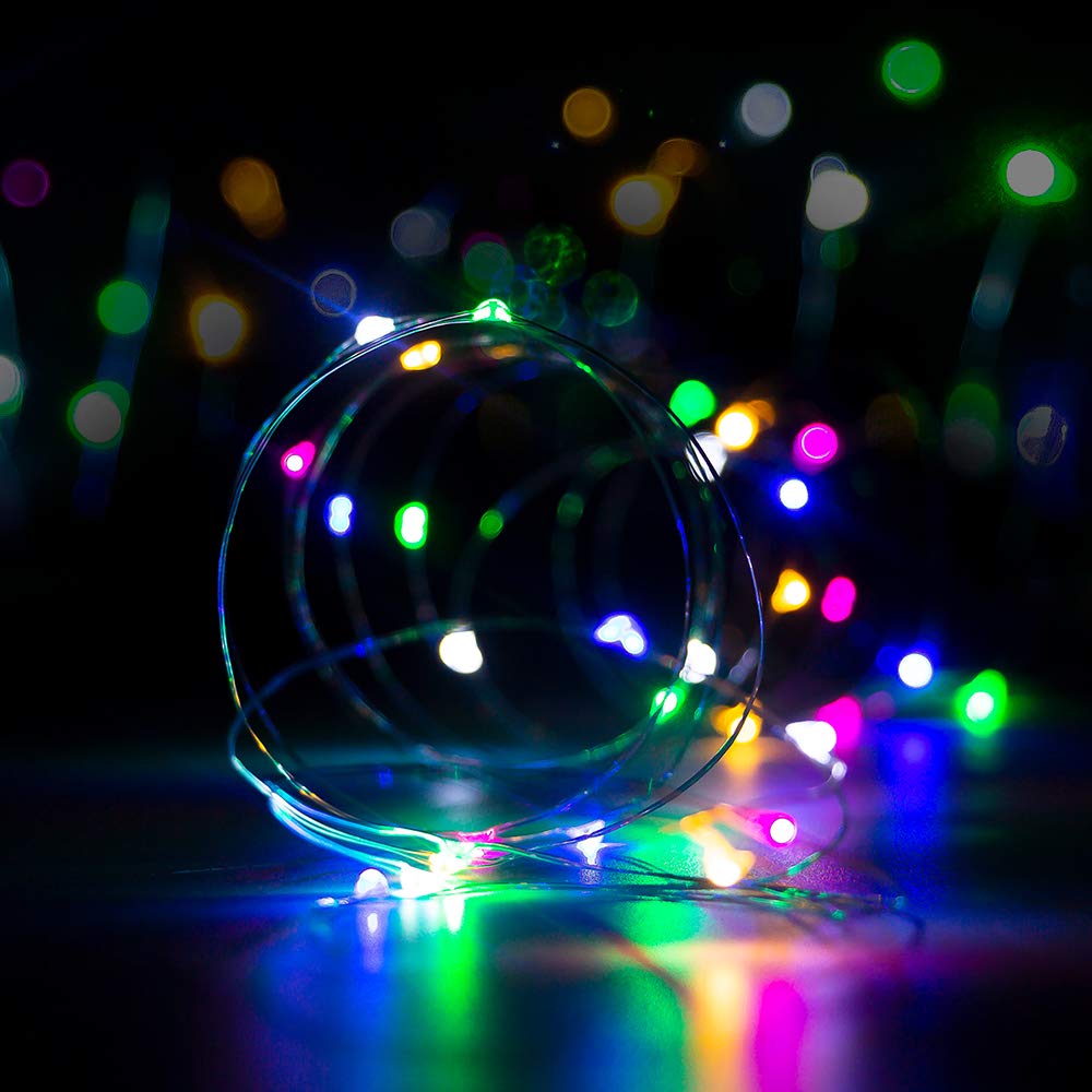 XINKAITE Waterproof LED String Lights - Fairy Starry Lights for Indoor & Outdoor DIY Decoration, Home Parties, Christmas Holiday
