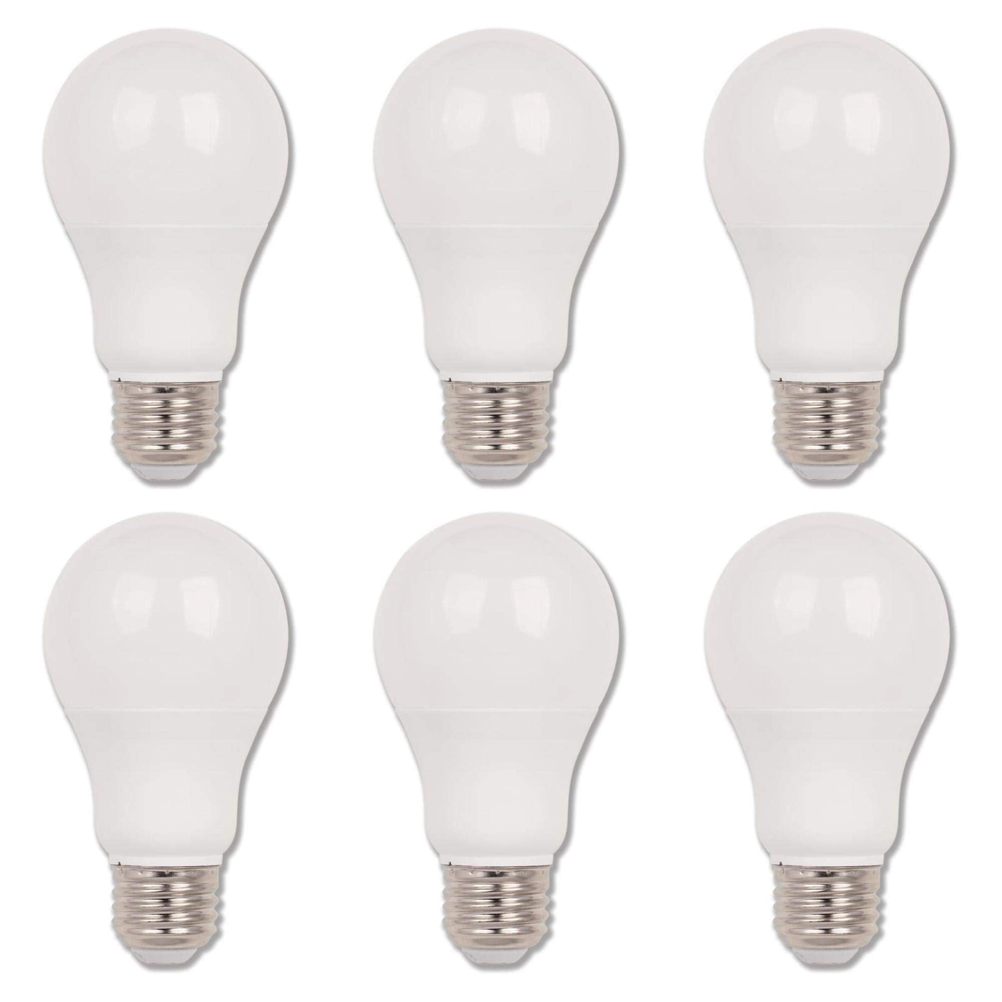Westinghouse 4514000 9.5 Watt (60 Watt Equivalent) Omni A19 Daylight Led Light Bulb, Medium Base (6 Pack)