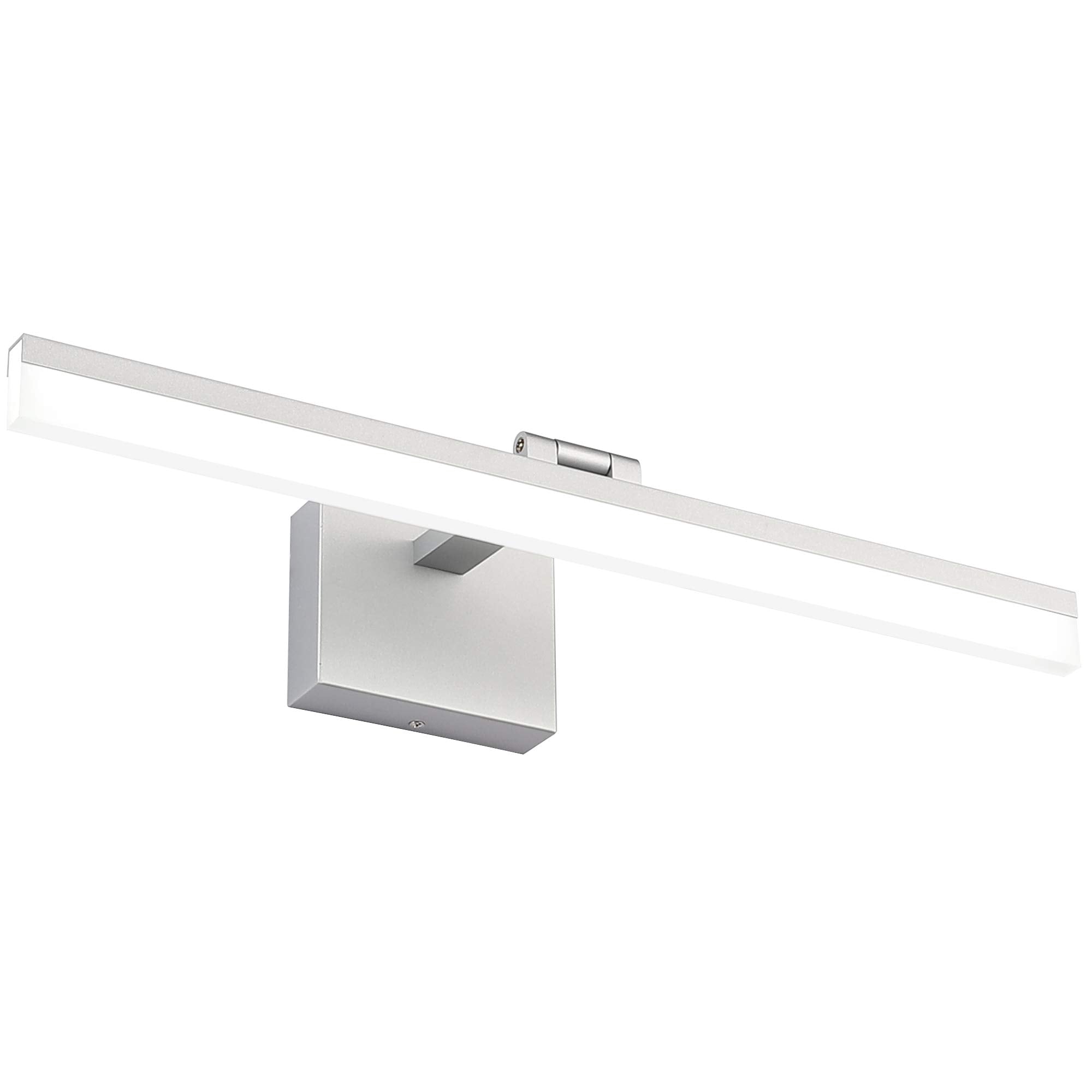 SOLFART Dimmable LED Vanity Light Fixtures Aluminum 23.6inch 5500K Silver Model 8778-600mm