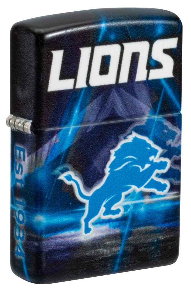 Zippo Nfl Detroit Lions 540 Matte Pocket Lighter