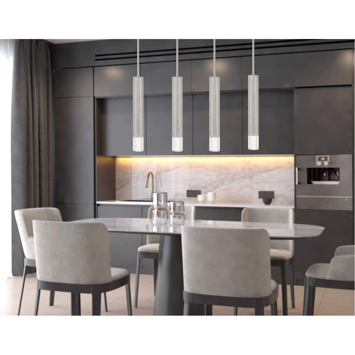 Cal Lighting Fx-3723-1P-Bs Contemporary Modern Led Pendant From Led Pendant Collection In Bronze/Dark Finish, 4.75 Inches