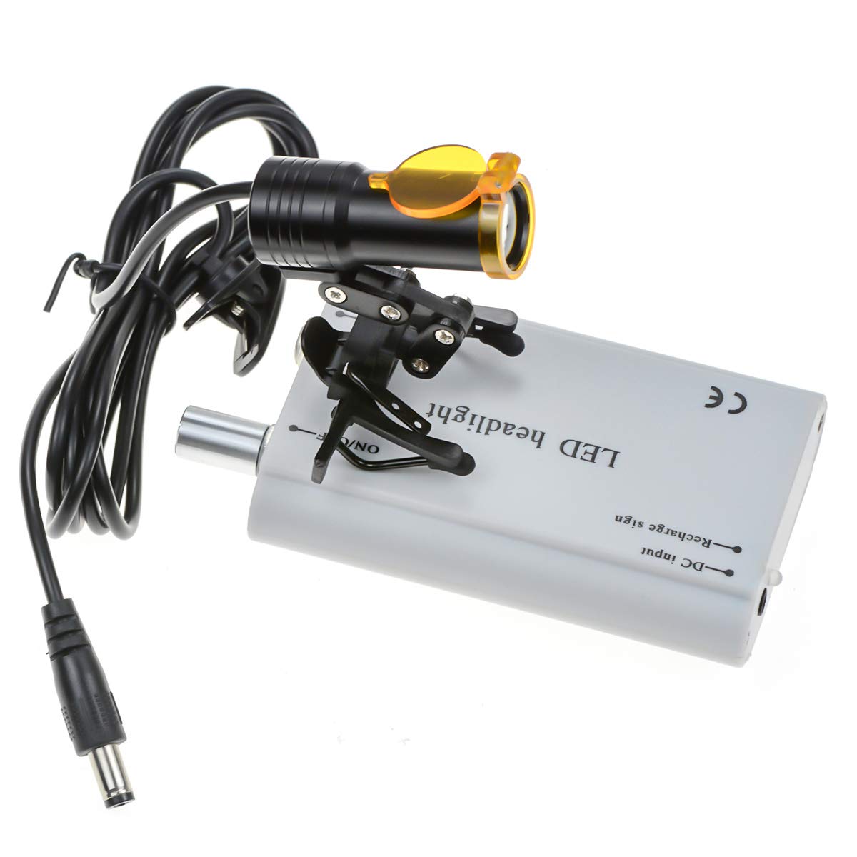 5W Adjustable Clip On LED Plastic HeadLight LED HeadLamp for Binocular Loupes