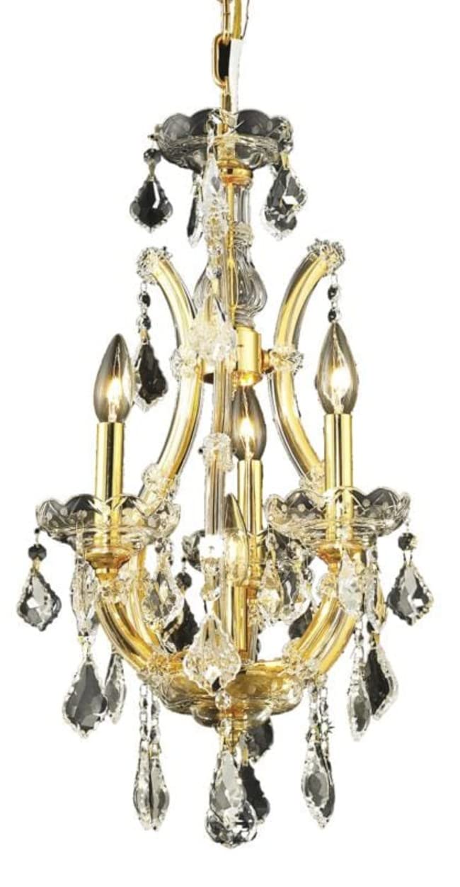 Elegant Lighting 2800D12G/RC Royal Cut Crystal, 12" x 22"