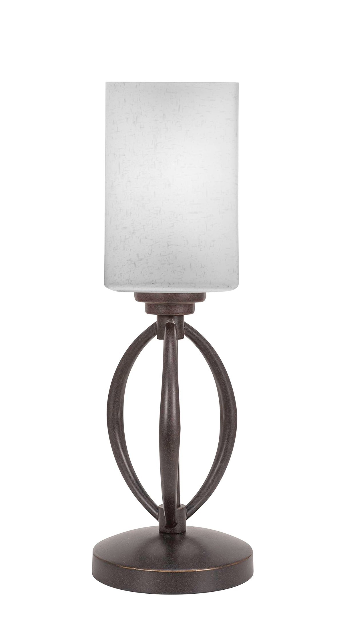 Toltec Lighting Marquise 1 Light Table Lamp in Dark Granite (2410-DG-531)