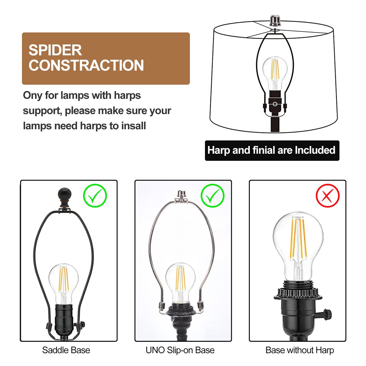 Luvkczc Black Linen Lampshade For Table/Floor Lamp, 12.7&quot; X 12.7&quot; X