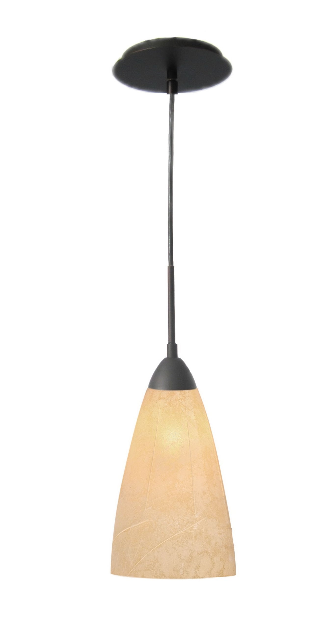 Woodbridge Lighting 1-Light Mini-Pendant, Metallic Bronze, Alloy Steel, Model 13226MEB-A06E18, Matte Finish